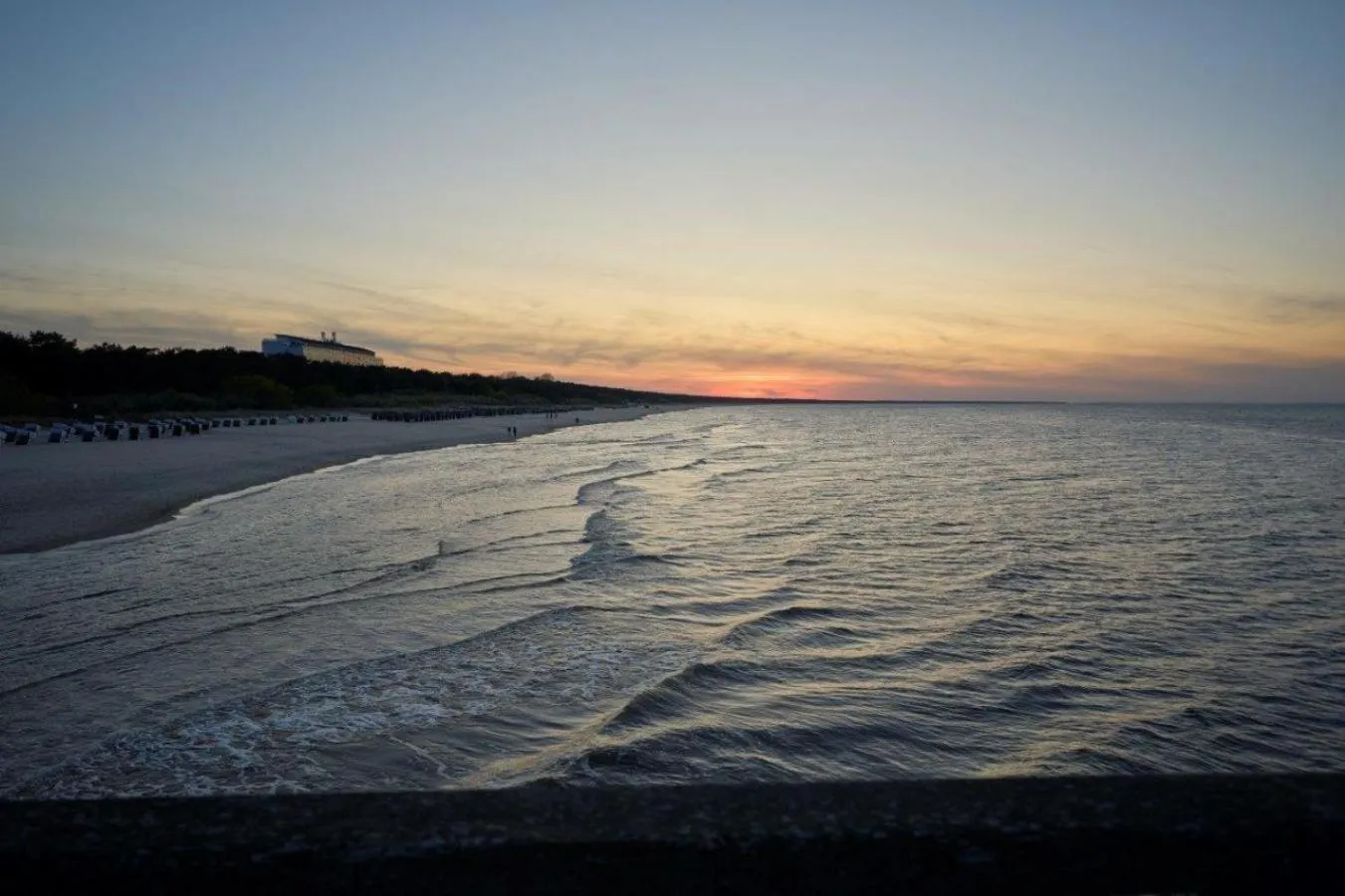 Sunset in Strandhotel Preussenhof