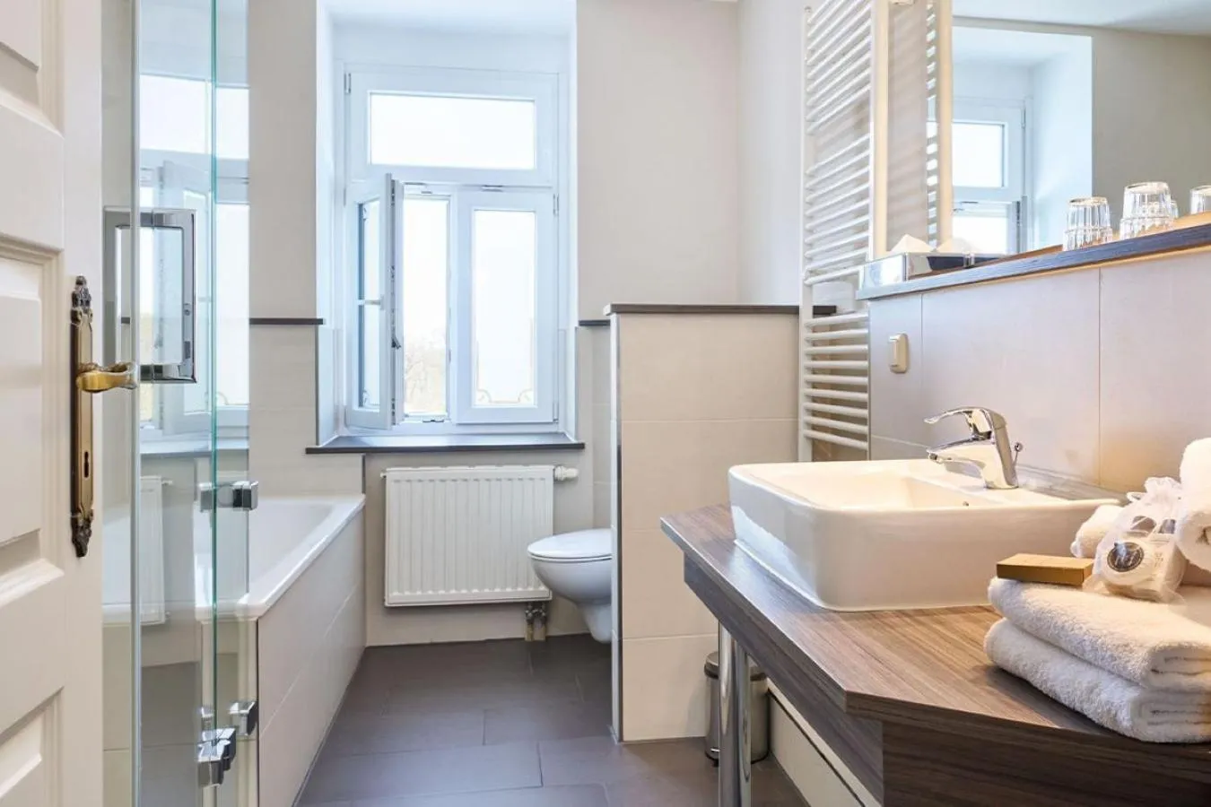 Bathroom in Strandhotel Preussenhof