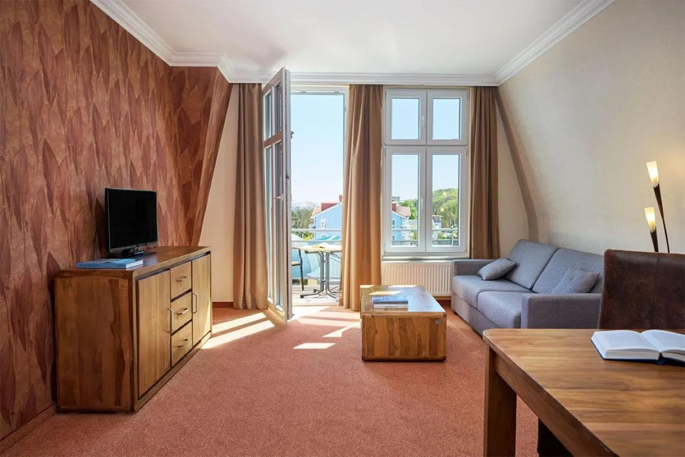 Living room in Strandhotel Preussenhof