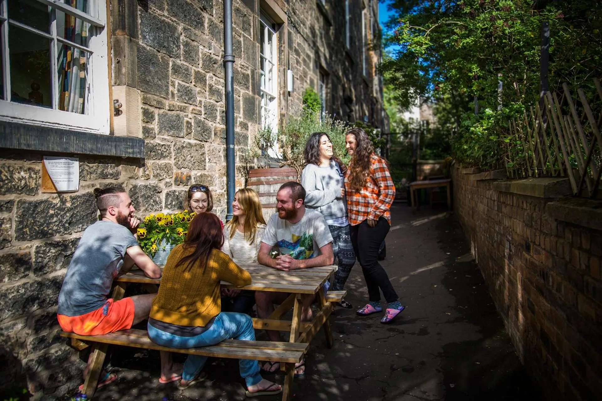 group of guests in Castle Rock Hostel - Adults Only