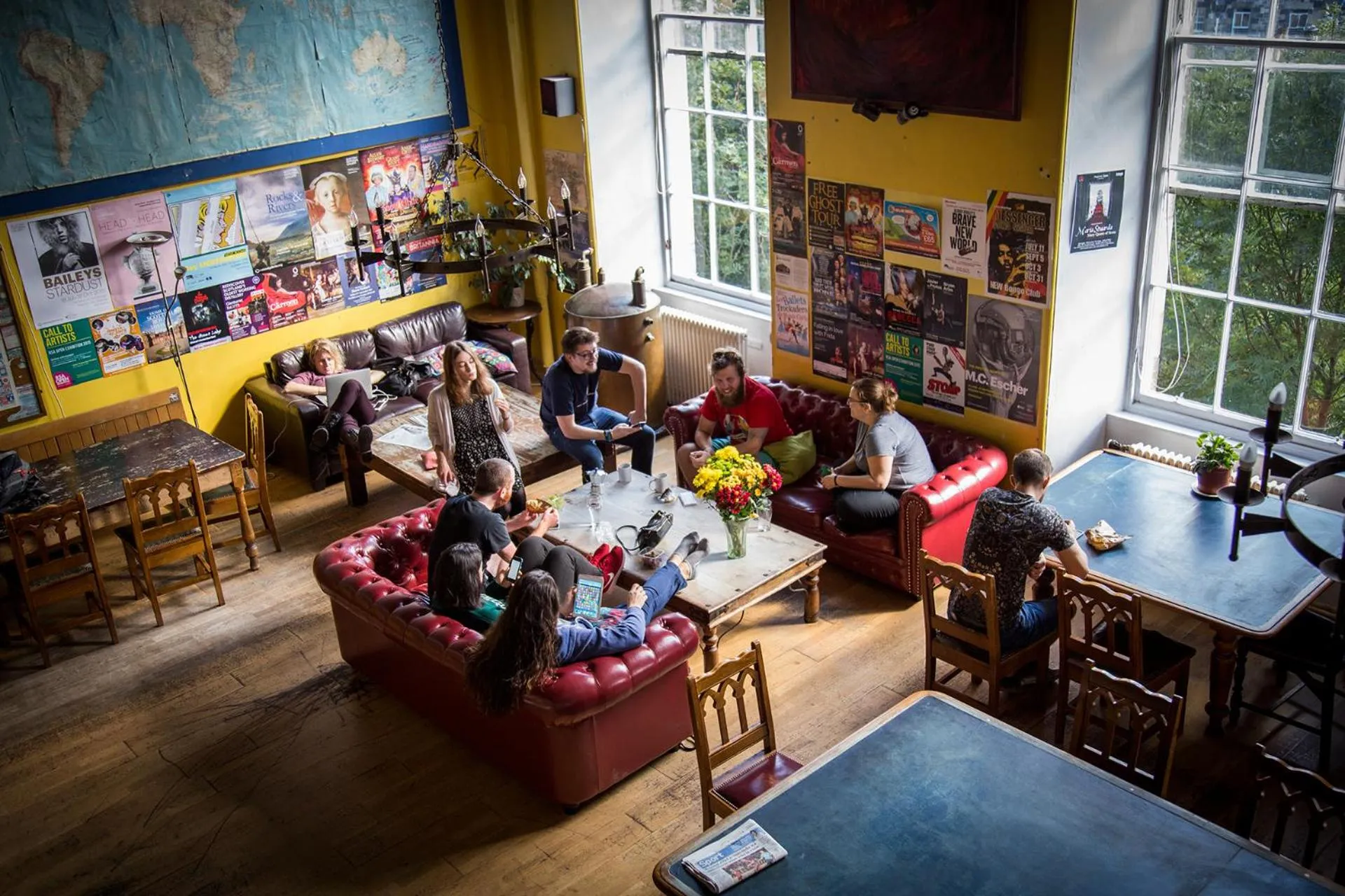 group of guests in Castle Rock Hostel - Adults Only