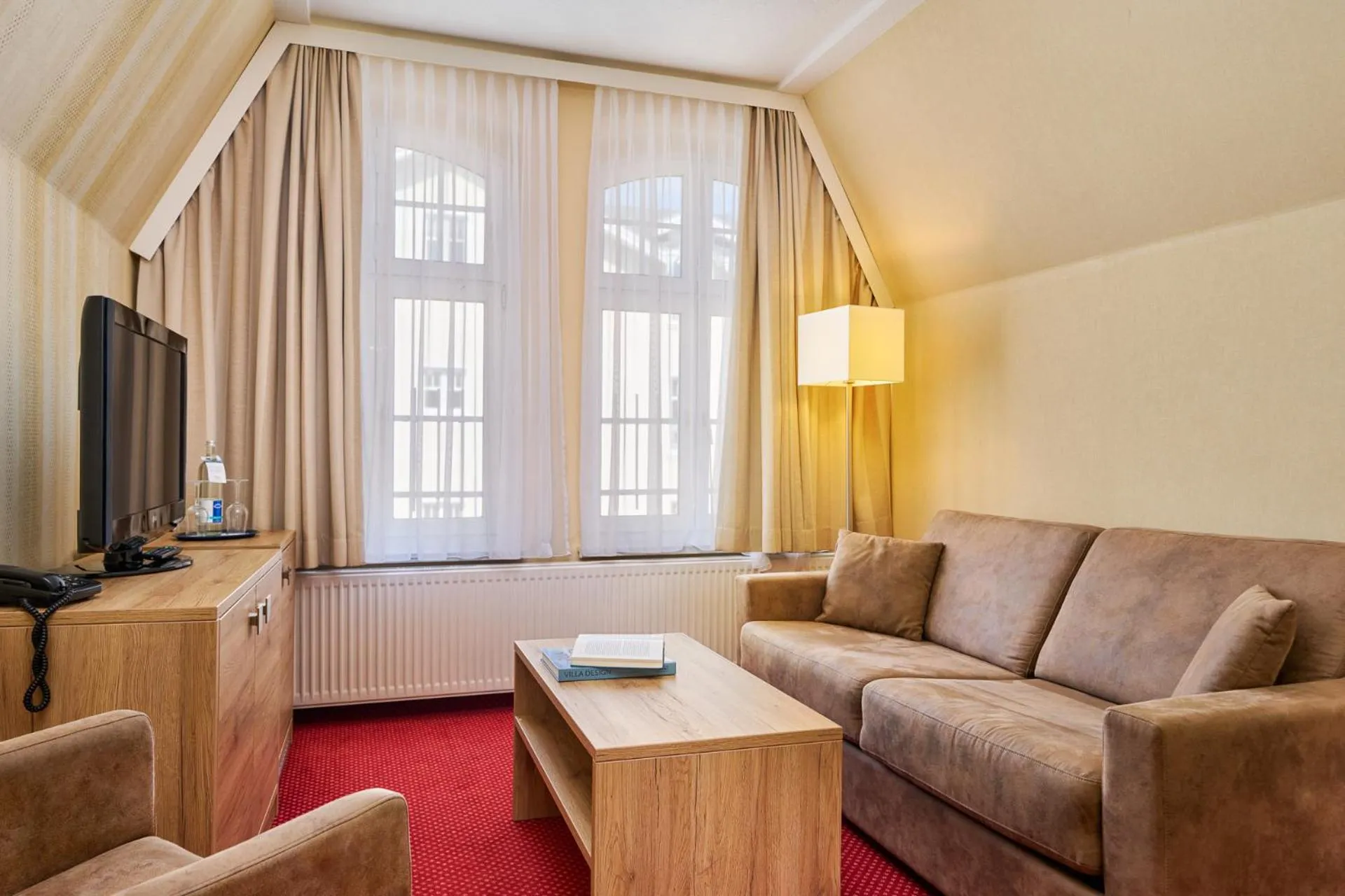 Seating area in Strandhotel garni Kormoran