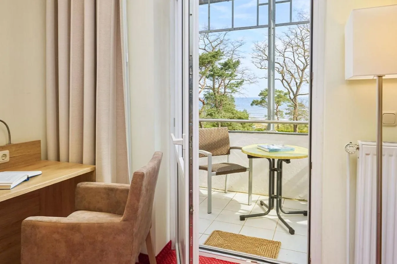 View (from property/room) in Strandhotel garni Kormoran