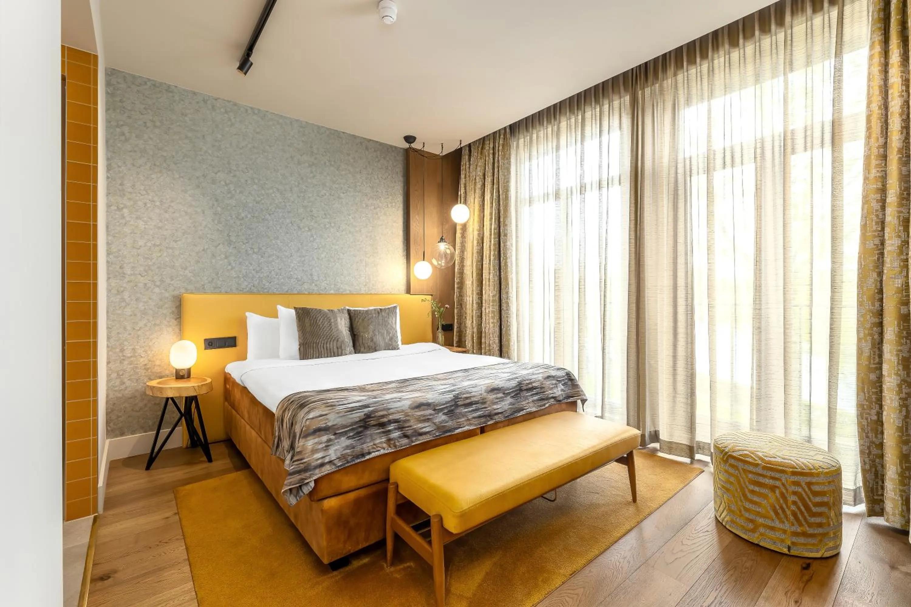 Bed in Cityhotel Wood