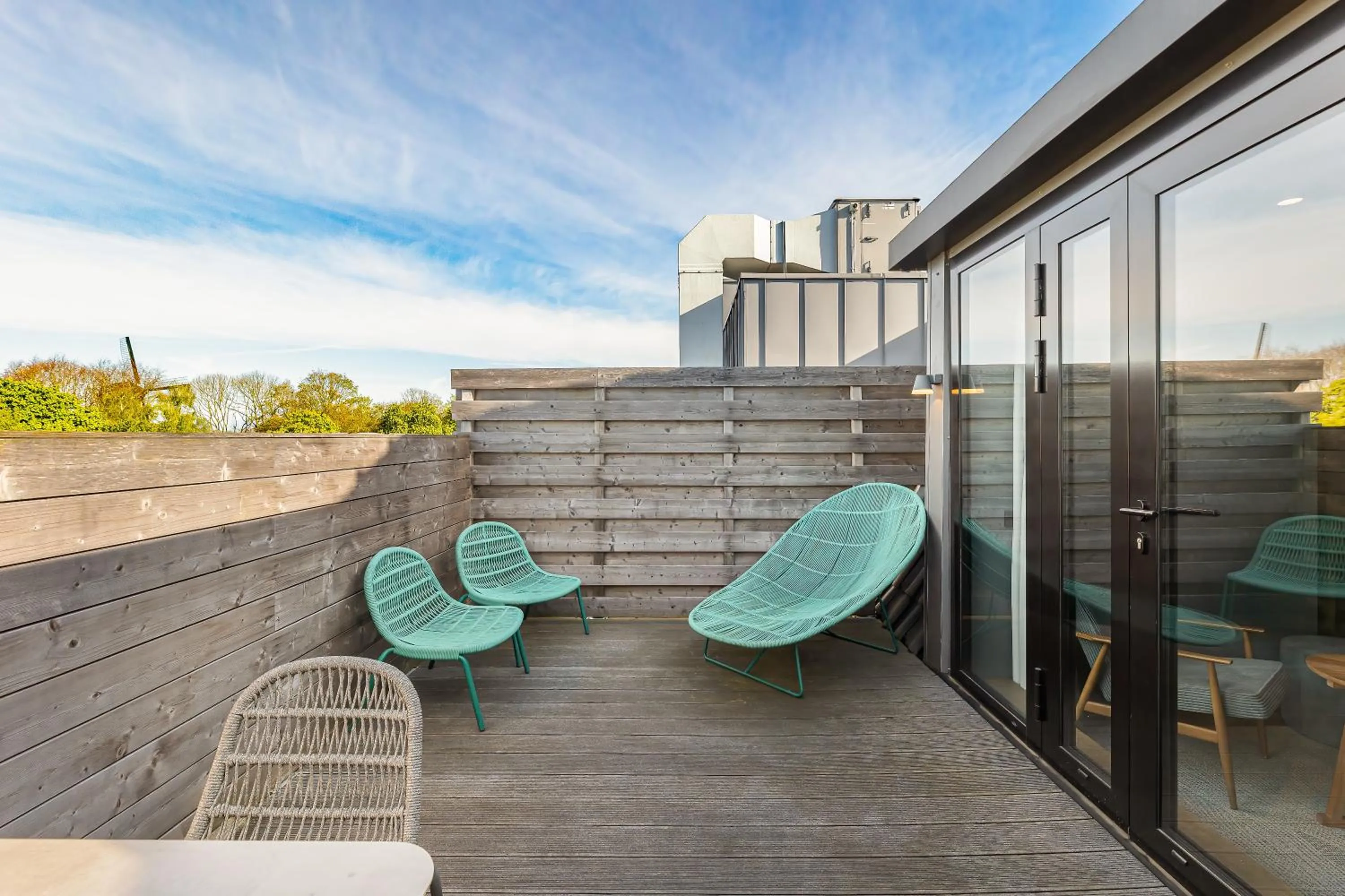 Balcony/Terrace in Cityhotel Wood
