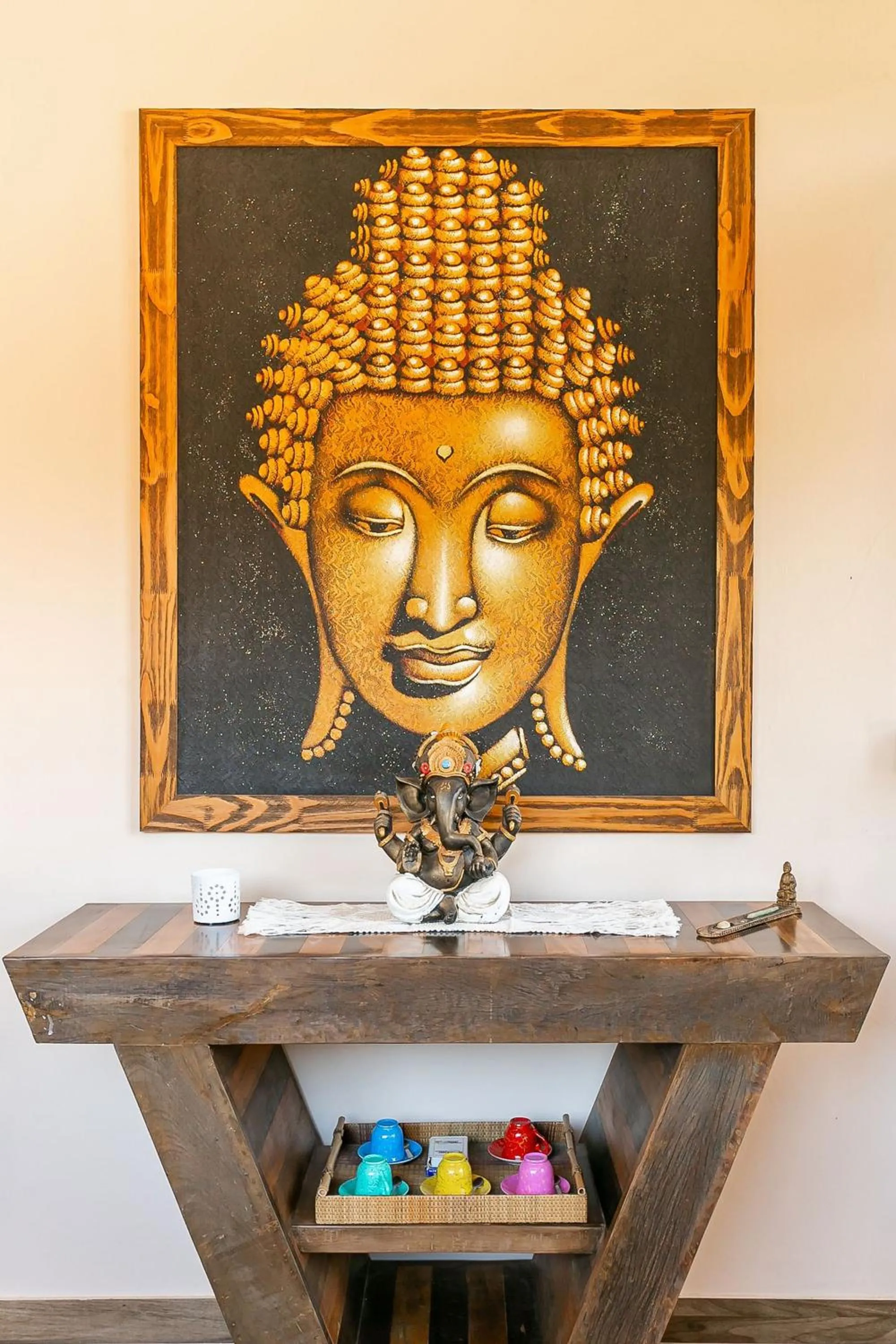 Decorative detail in Shiva Boutique Hotel - Praia do Rosa