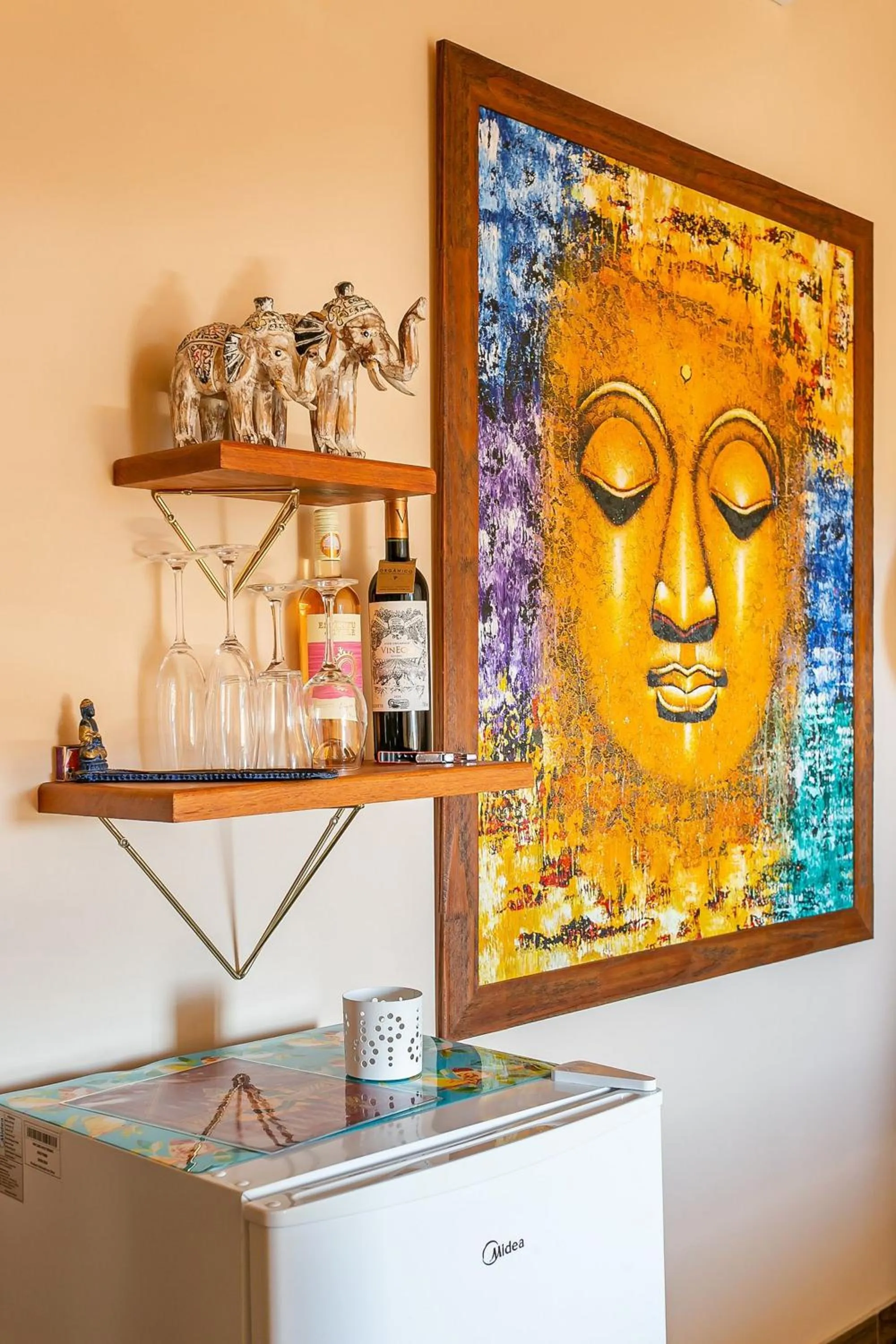 Decorative detail in Shiva Boutique Hotel - Praia do Rosa