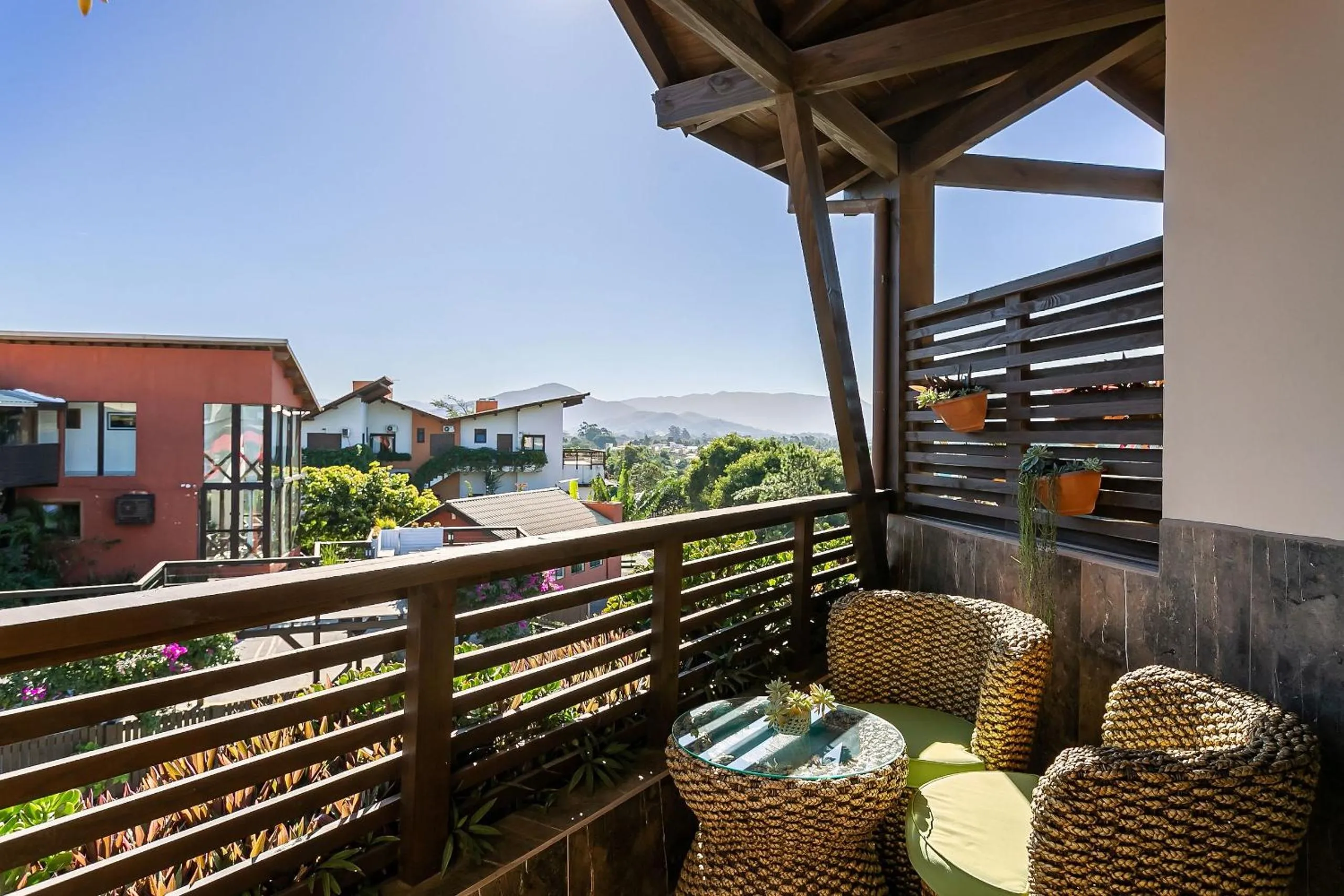 Balcony/Terrace in Shiva Boutique Hotel - Praia do Rosa