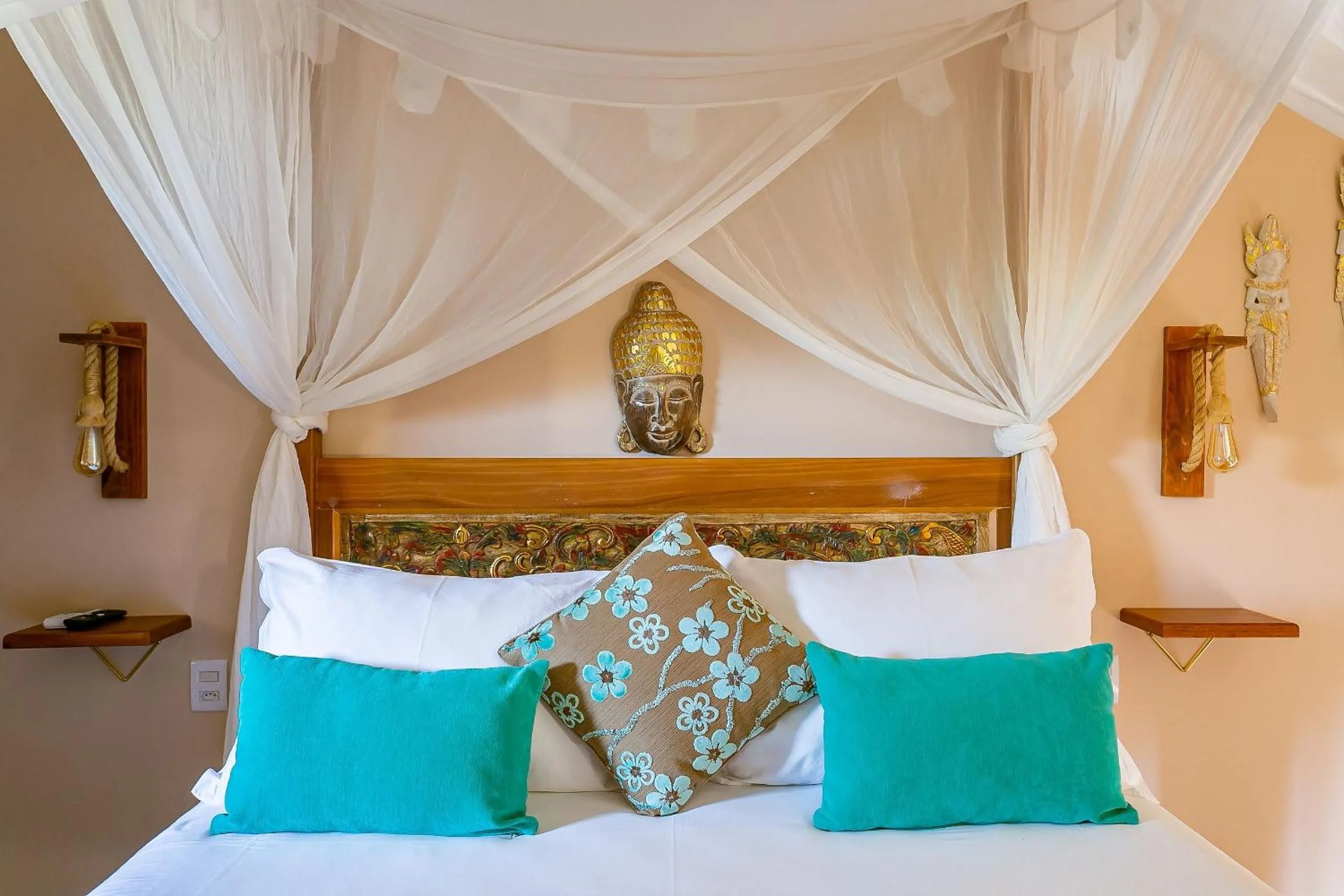 Bedroom, Bed in Shiva Boutique Hotel - Praia do Rosa