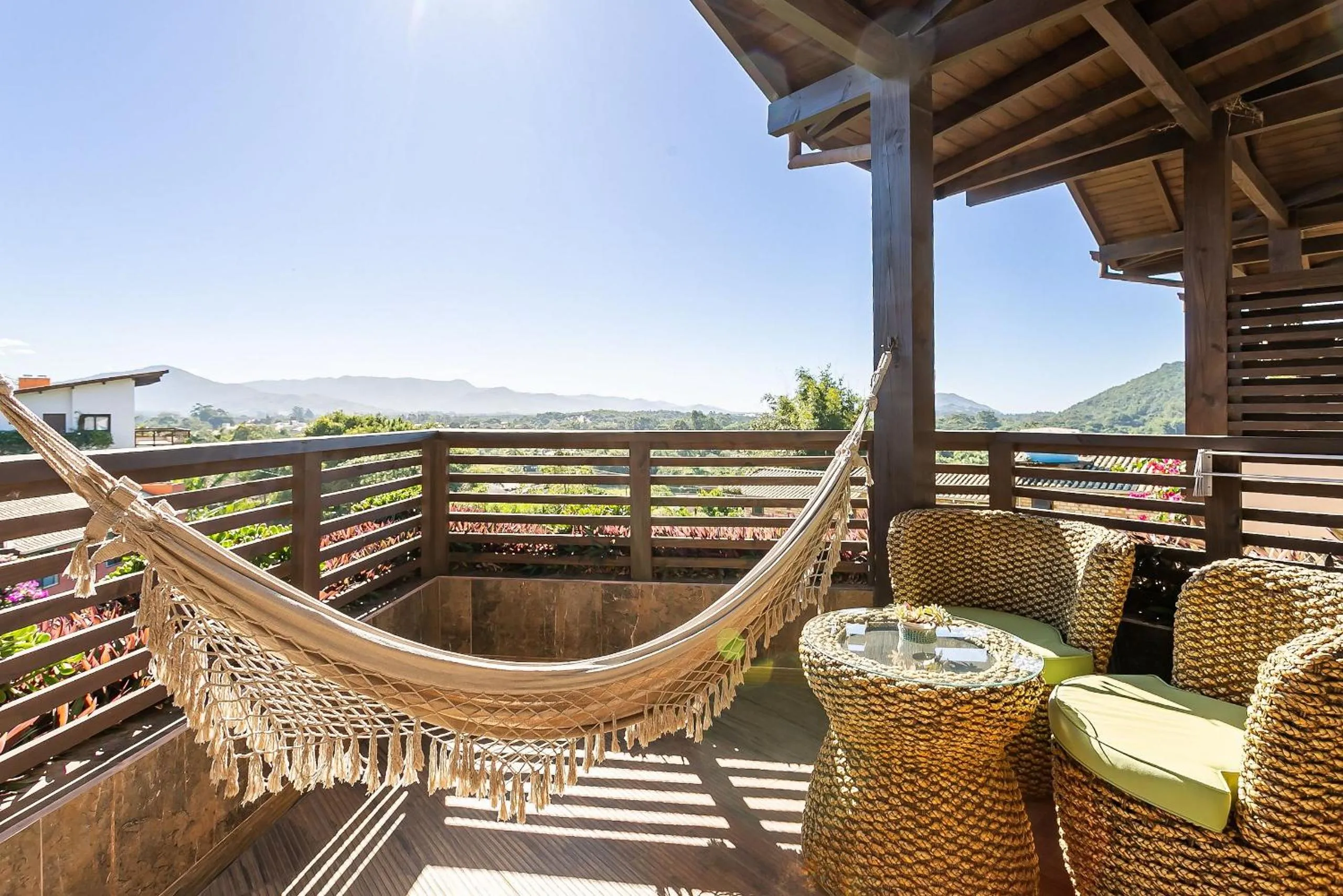 Balcony/Terrace in Shiva Boutique Hotel - Praia do Rosa