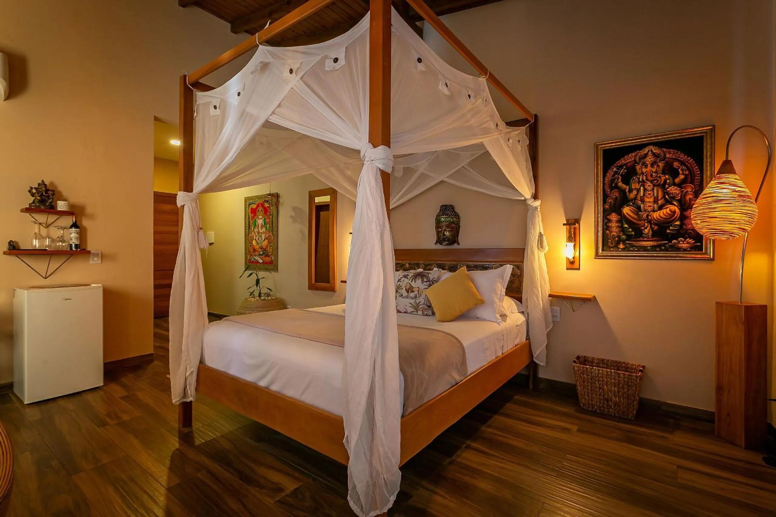 Bedroom, Bed in Shiva Boutique Hotel - Praia do Rosa