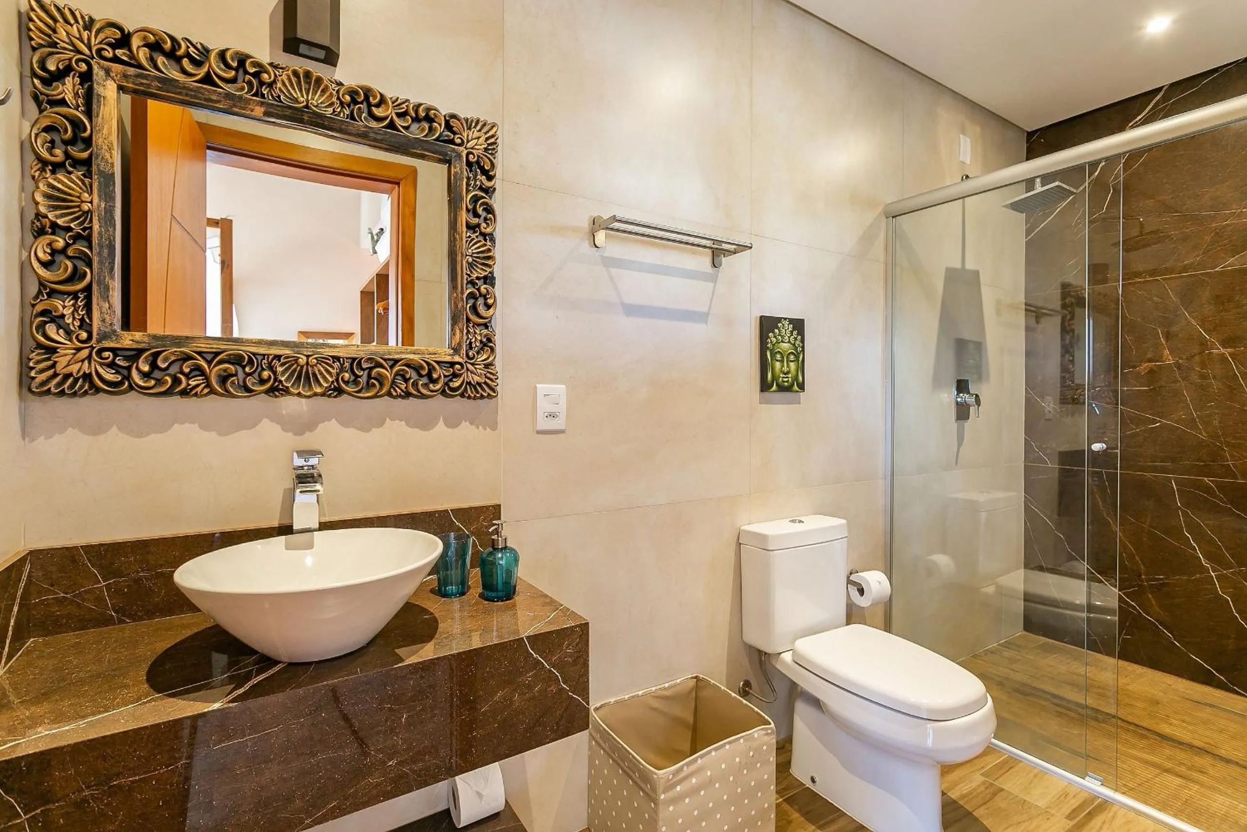 Toilet in Shiva Boutique Hotel - Praia do Rosa