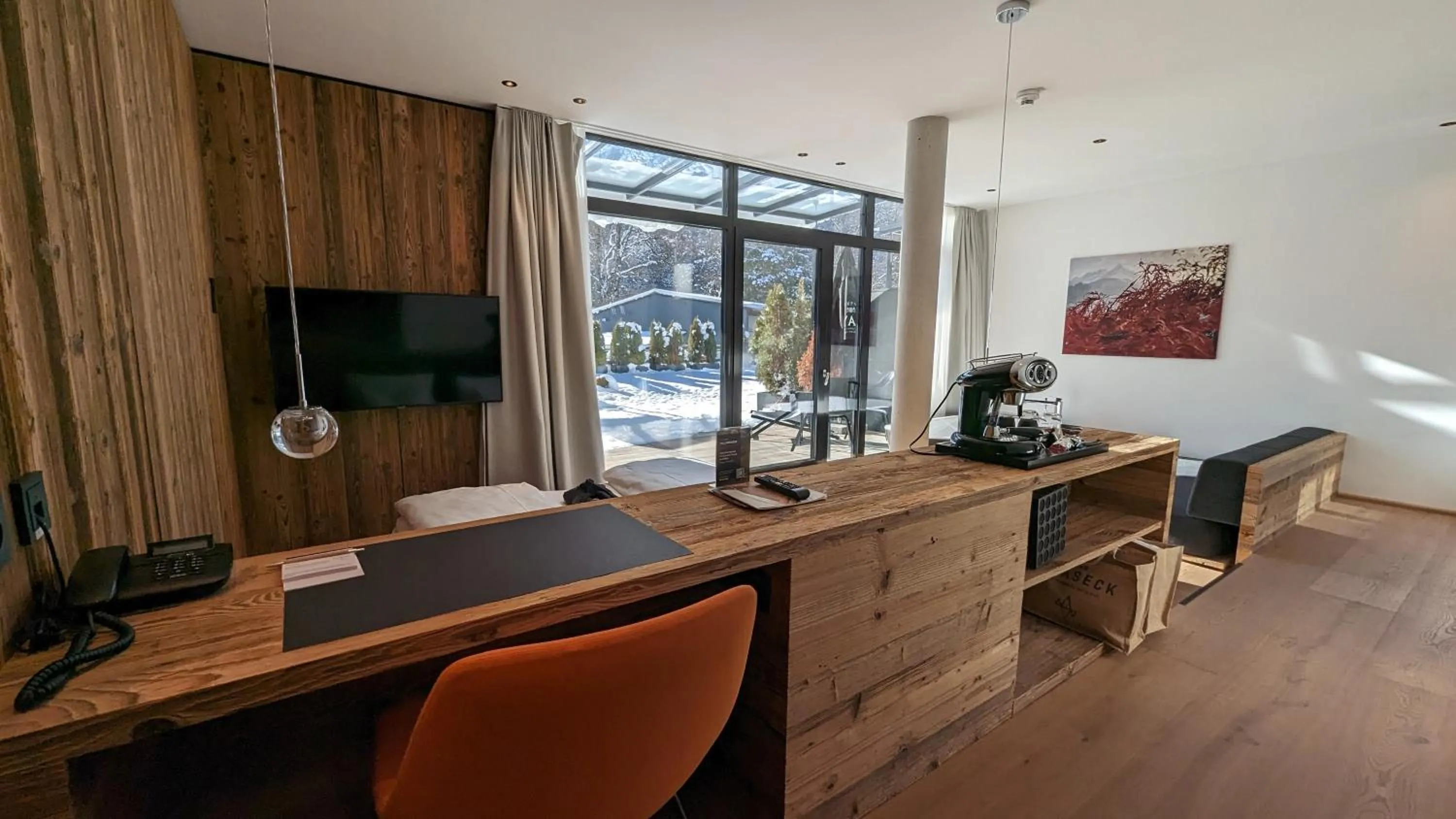 Seating area in Das Graseck - mountain hideaway & health care