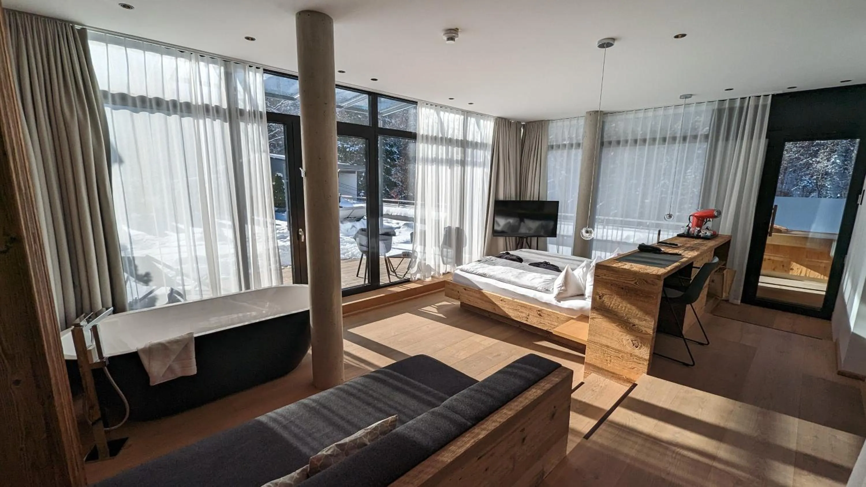 Bed in Das Graseck - mountain hideaway & health care