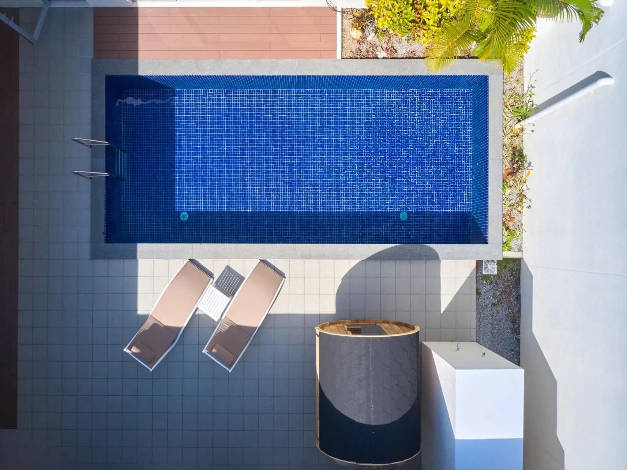 Pool view in The Pool & Sauna Villa MOTOBU