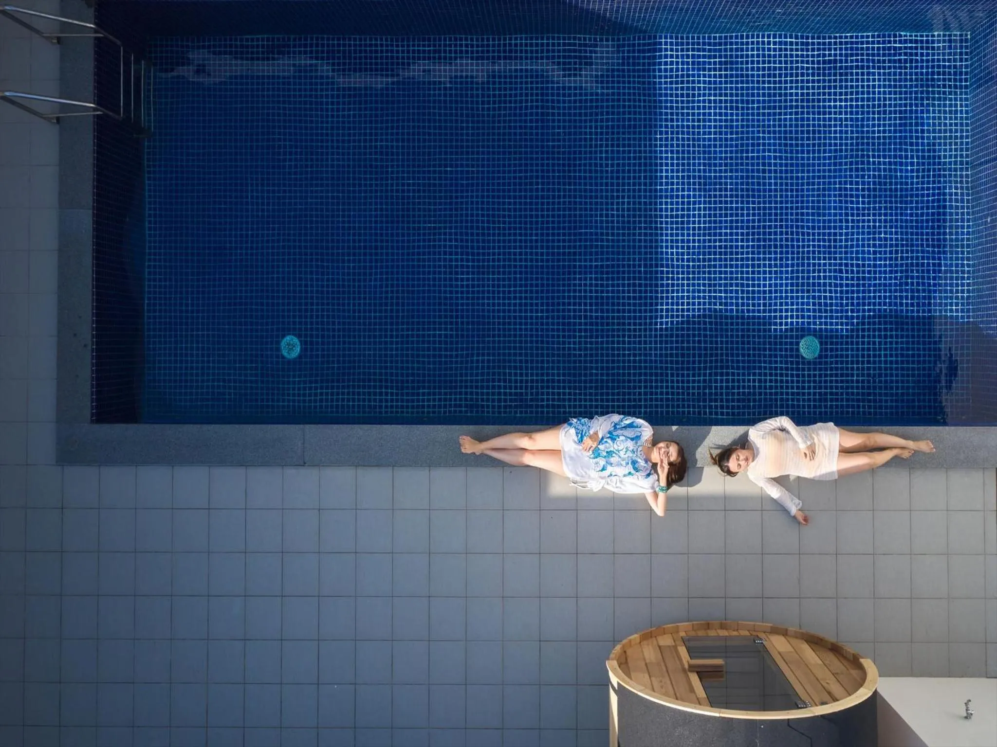 Pool view in The Pool & Sauna Villa MOTOBU