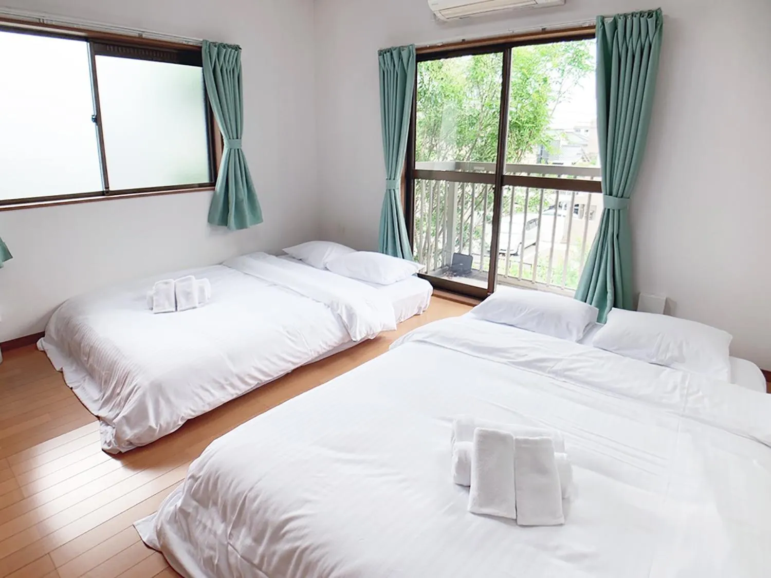 Bed in Itsukaichi First Villa Hiroshima