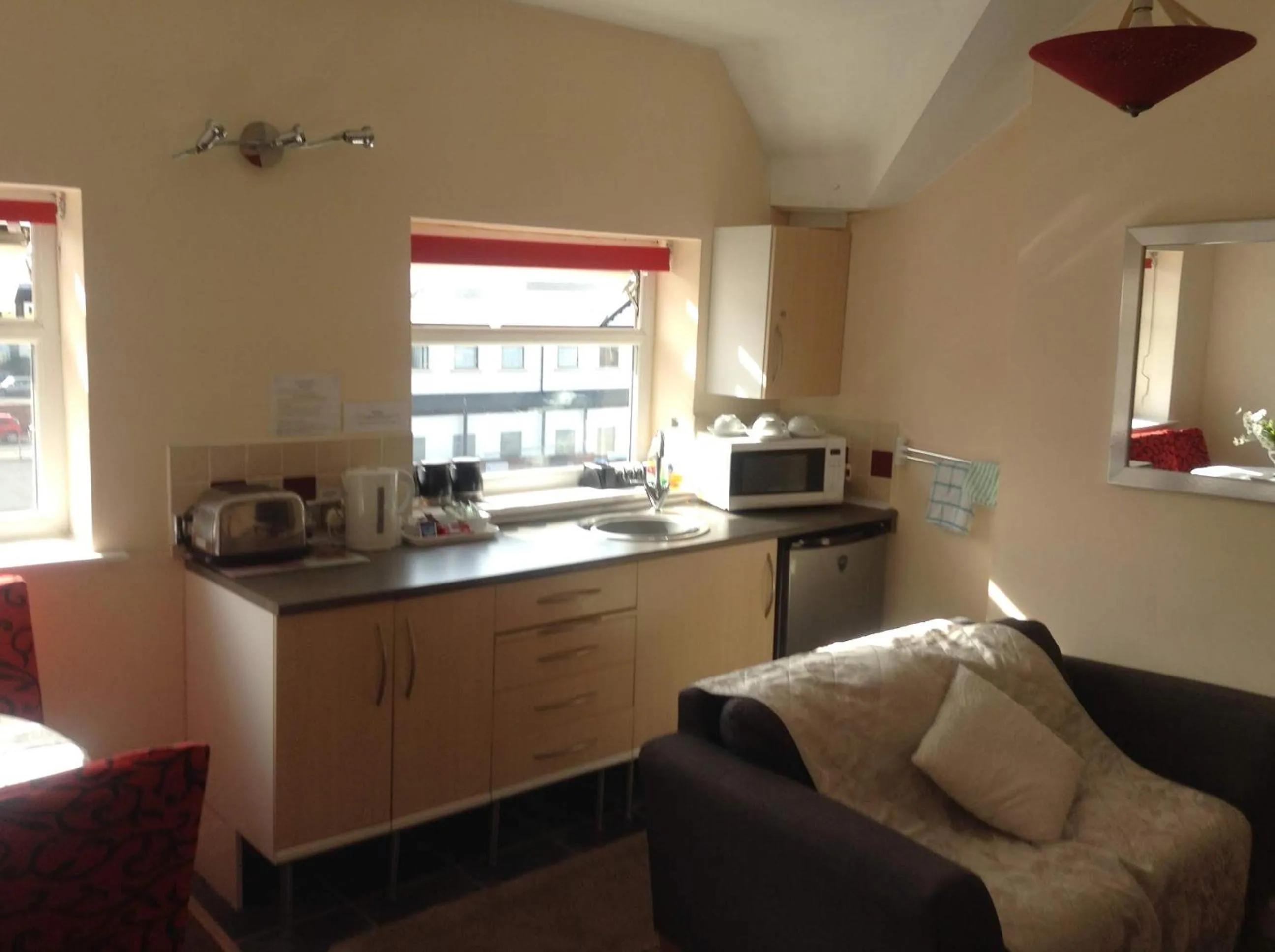 Kitchen or kitchenette in Aparthotel Blackpool