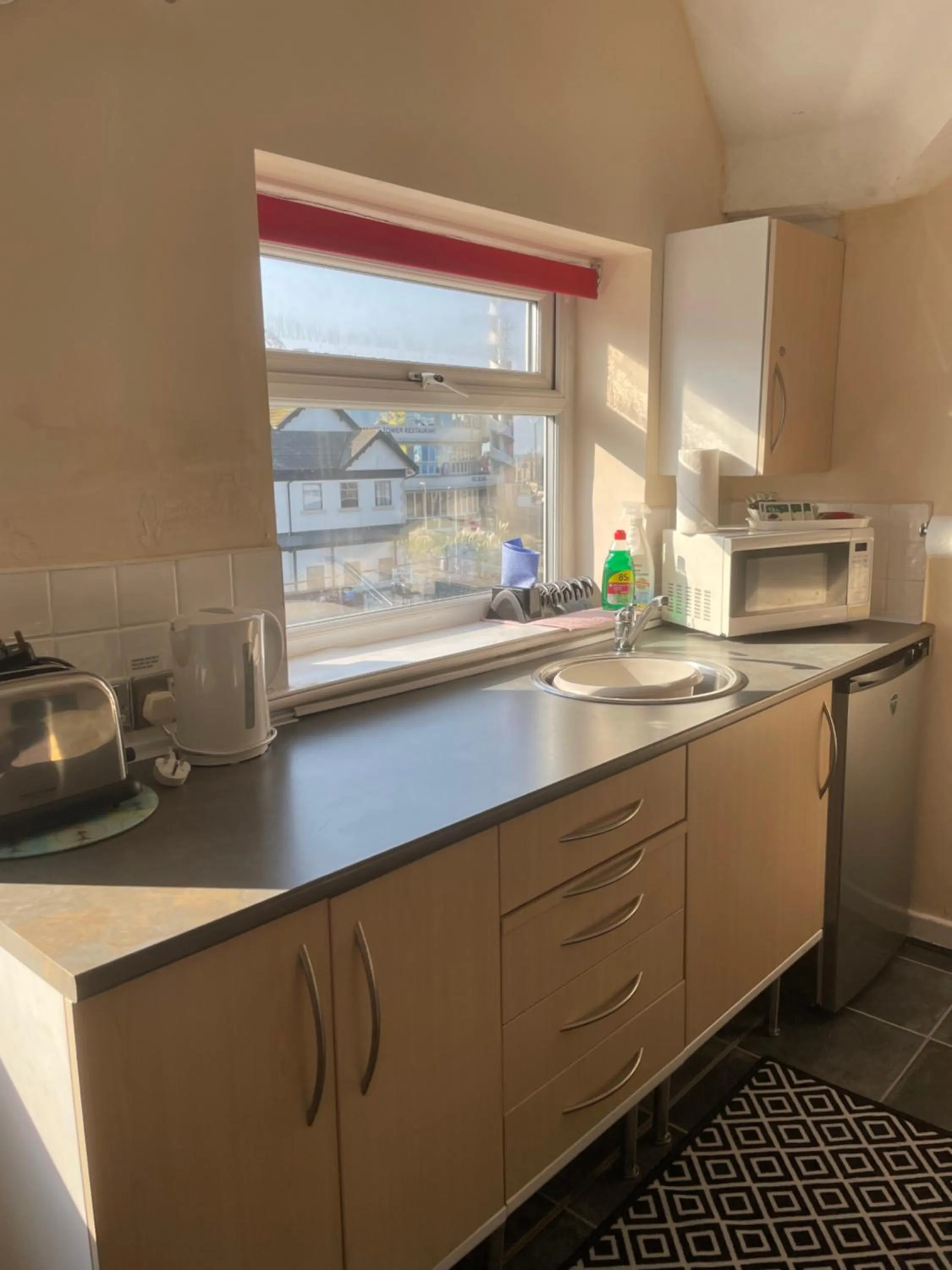 Kitchen or kitchenette in Aparthotel Blackpool