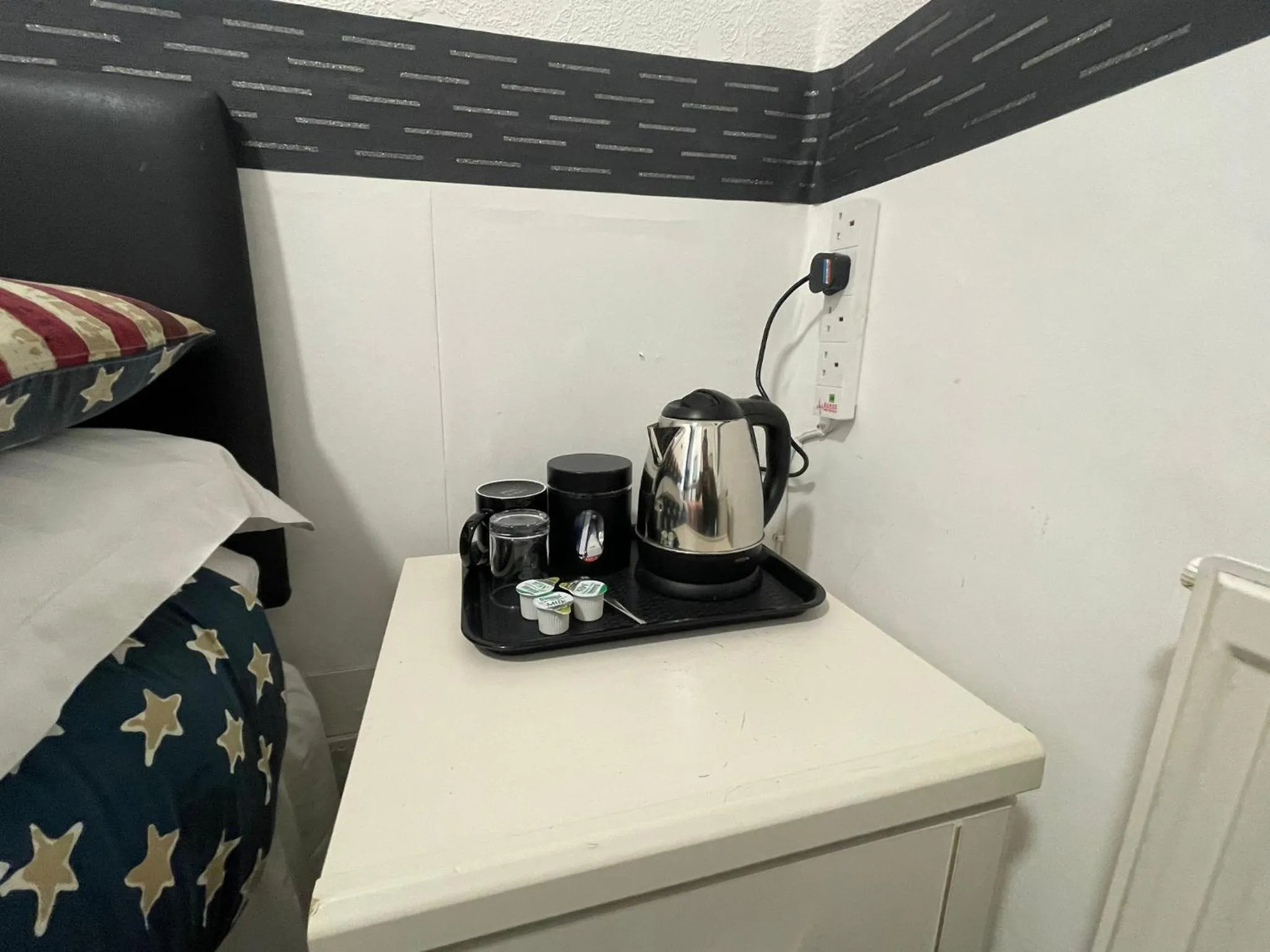 Bed in Manhattan Hotel