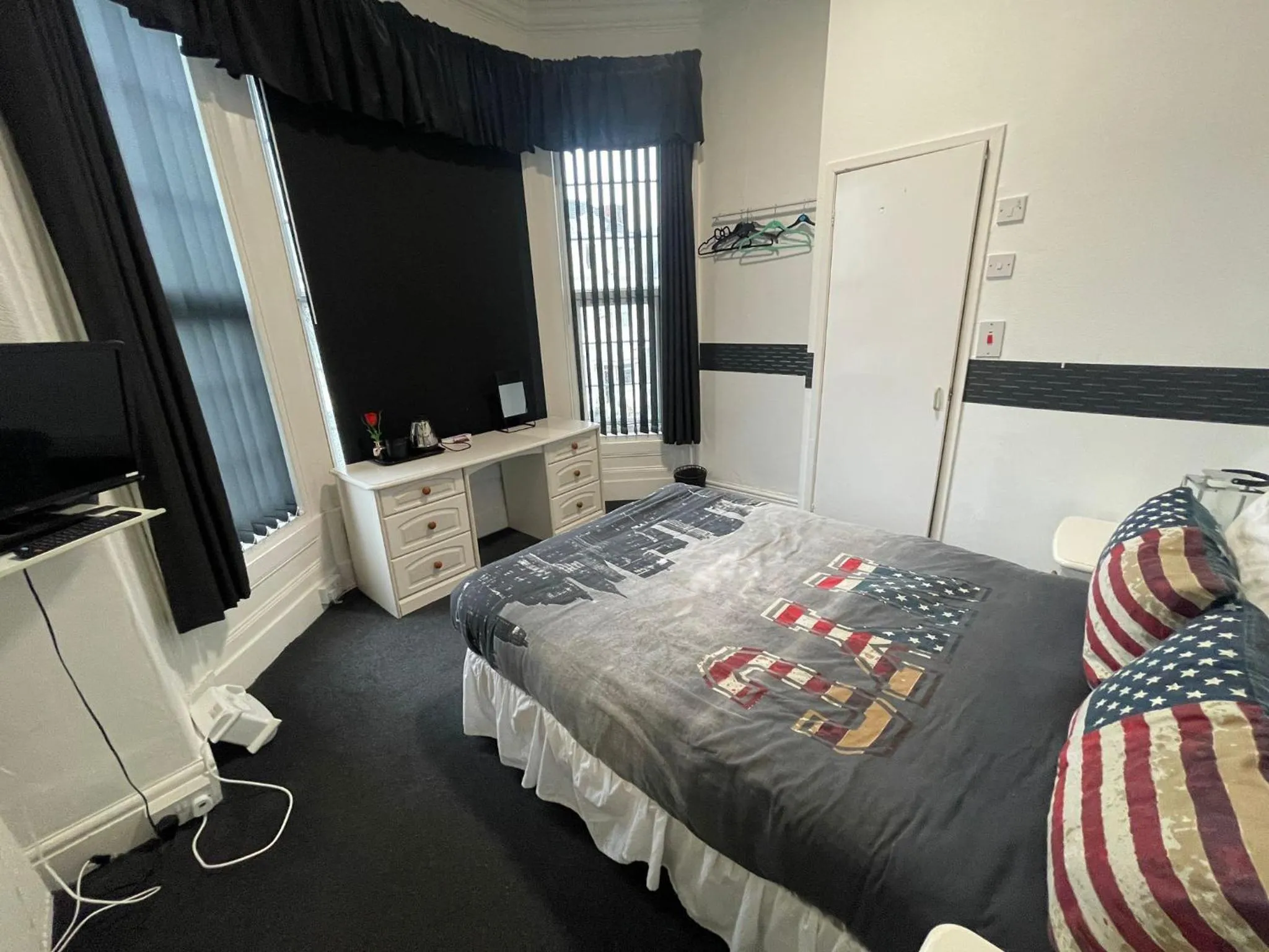 Bed in Manhattan Hotel