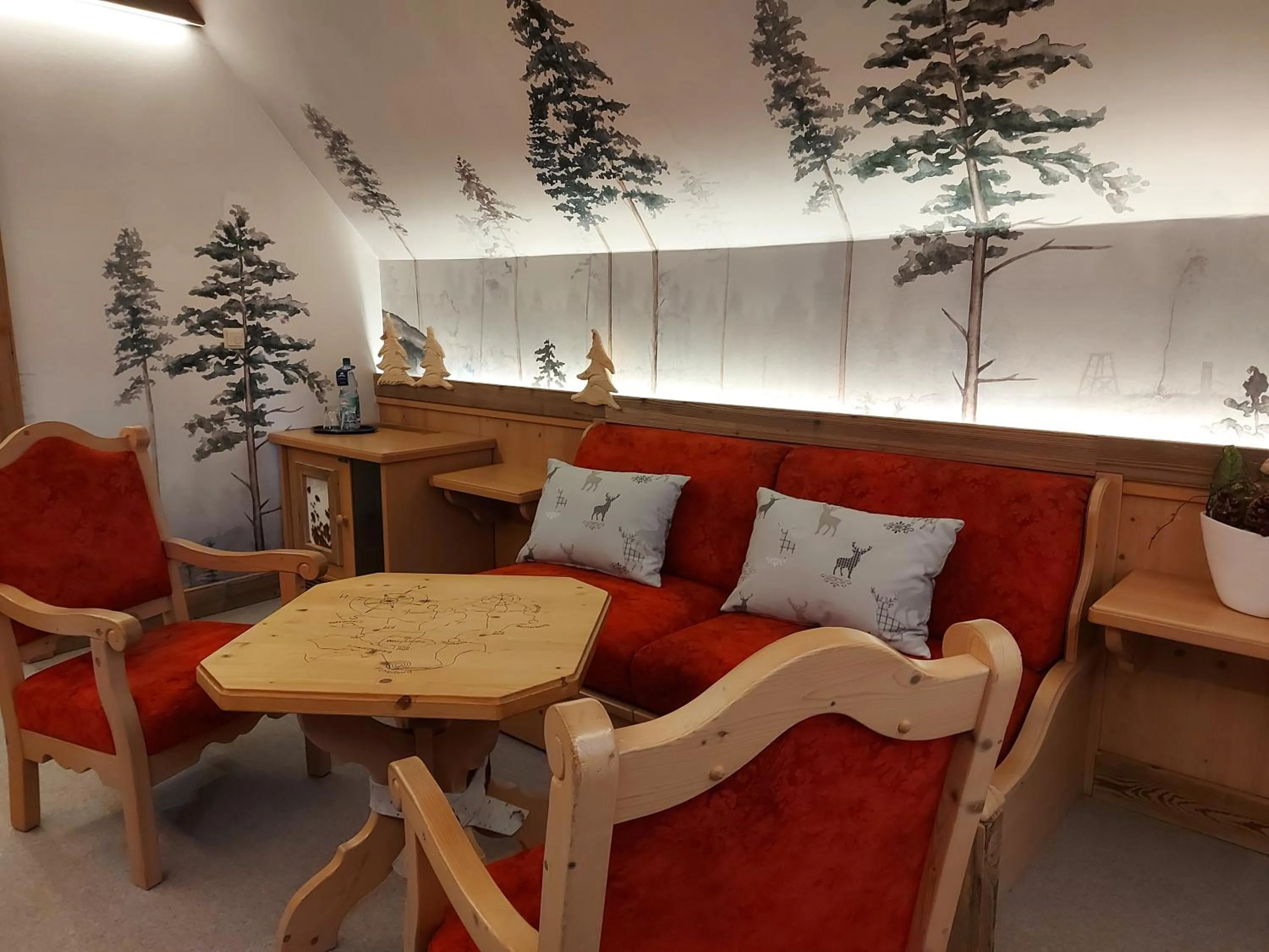 Living room in Hotel und Restaurant Köhlerhütte - Fürstenbrunn