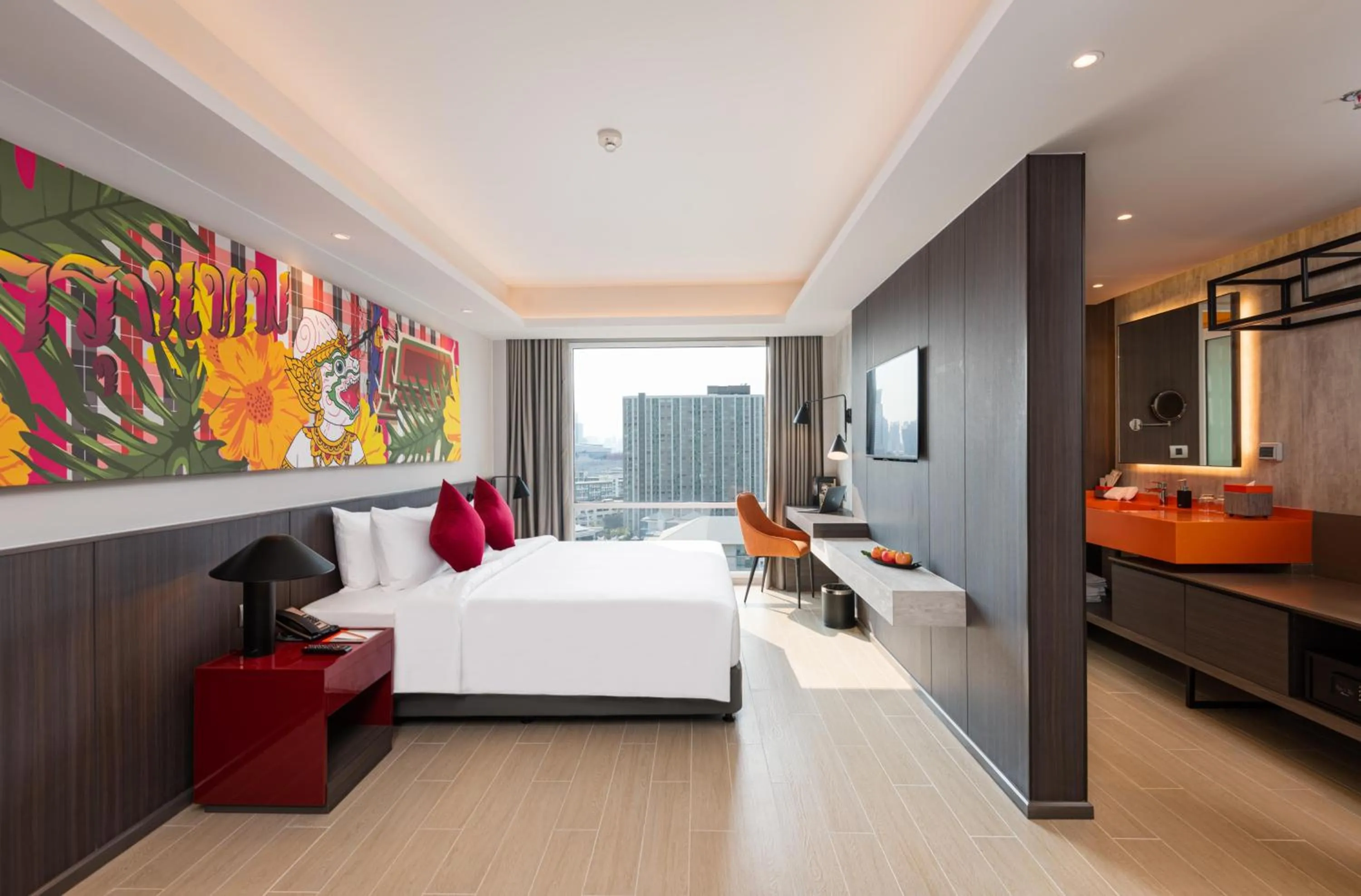 Bed in Maitria Hotel Rama 9 Bangkok - A Chatrium Collection