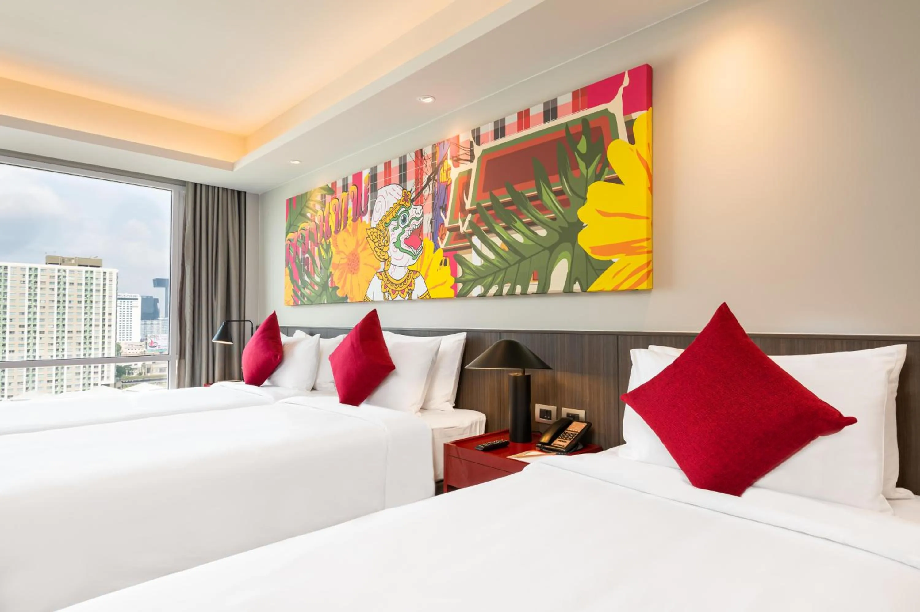 Bed in Maitria Hotel Rama 9 Bangkok - A Chatrium Collection