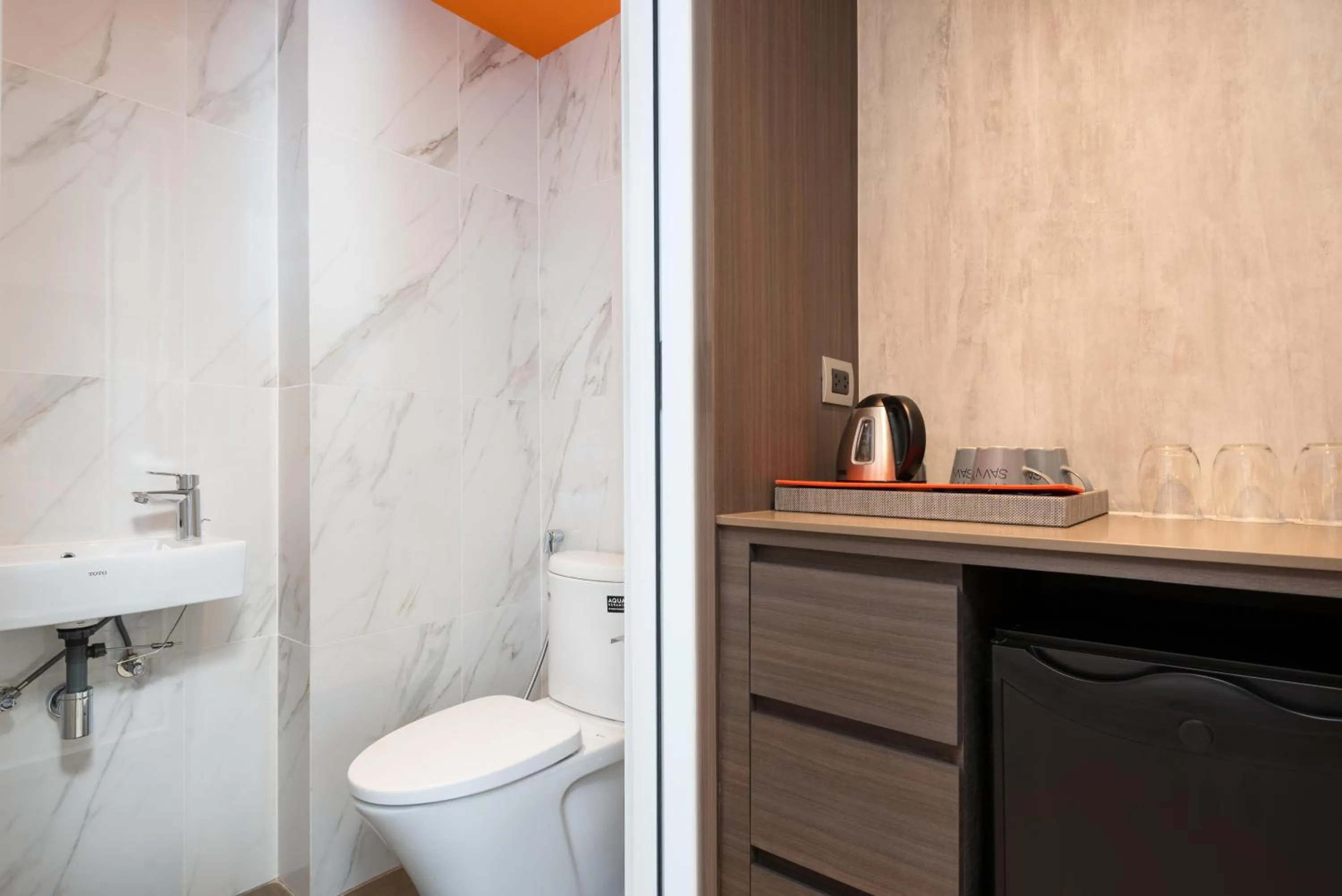 Toilet in Maitria Hotel Rama 9 Bangkok - A Chatrium Collection