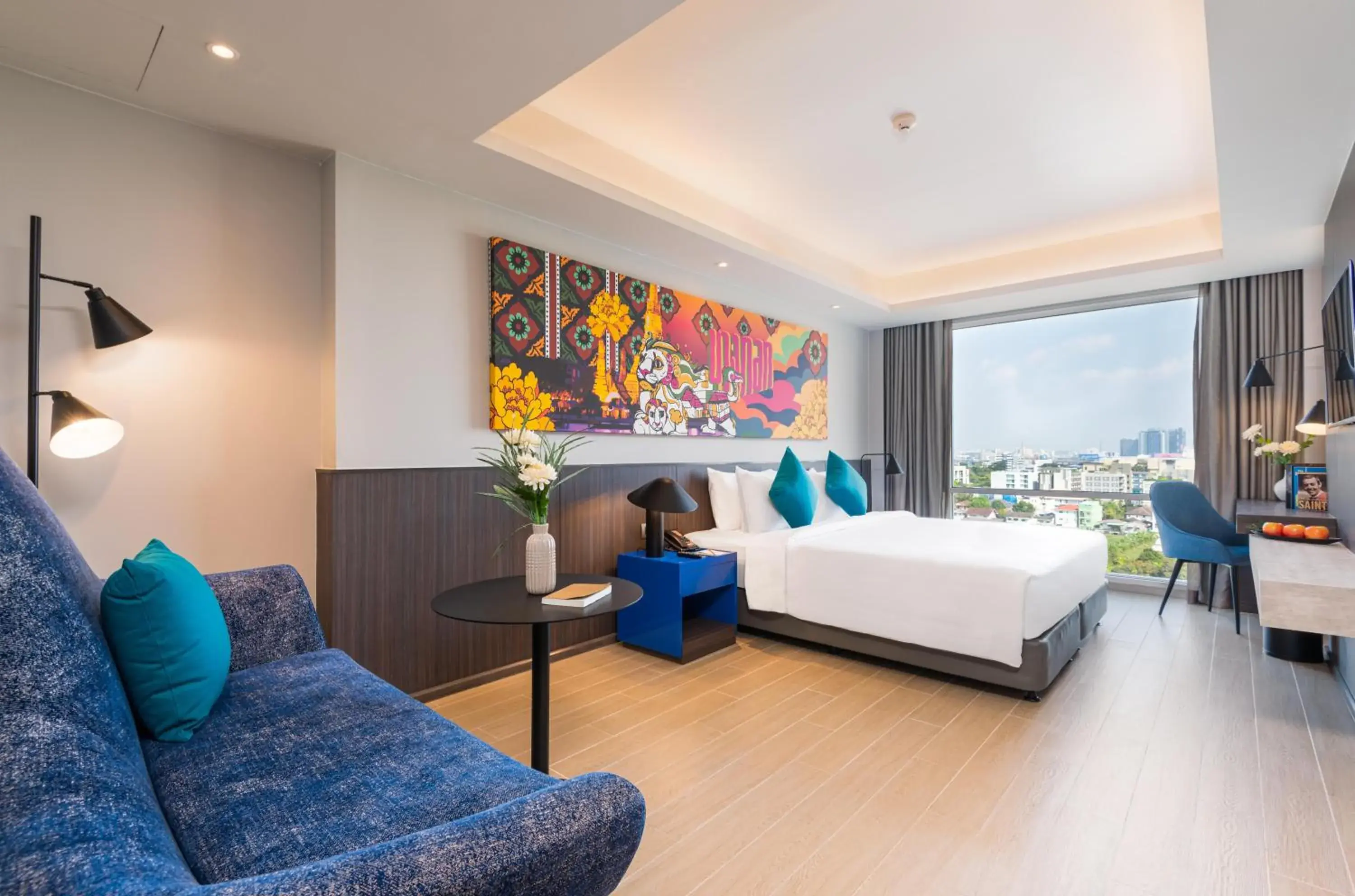 Grand Deluxe Garden View King Room in Maitria Hotel Rama 9 Bangkok - A Chatrium Collection Grand Deluxe Garden View King Room in Maitria Hotel Rama 9 Bangkok - A Chatrium Collection