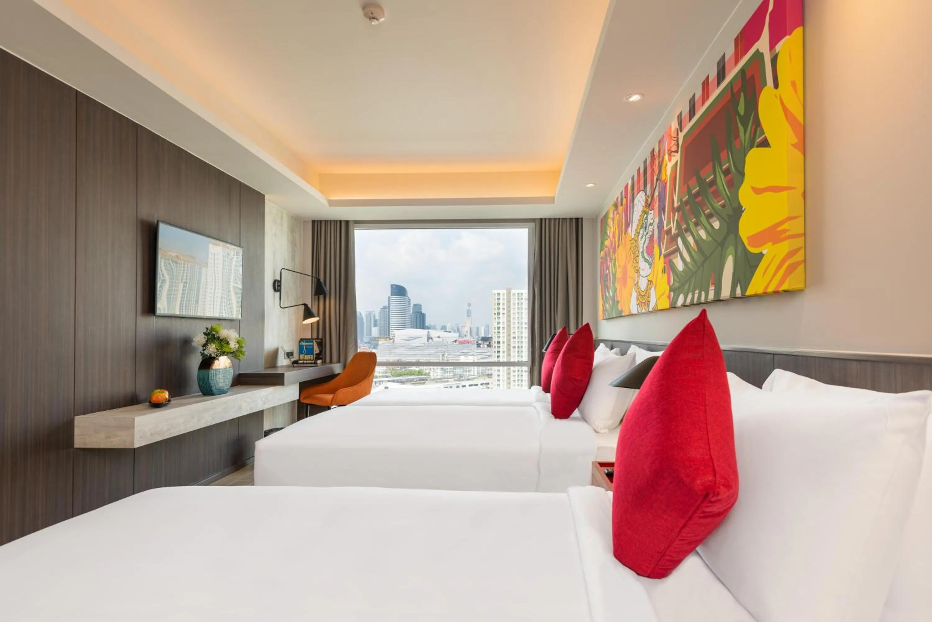 Bed in Maitria Hotel Rama 9 Bangkok - A Chatrium Collection