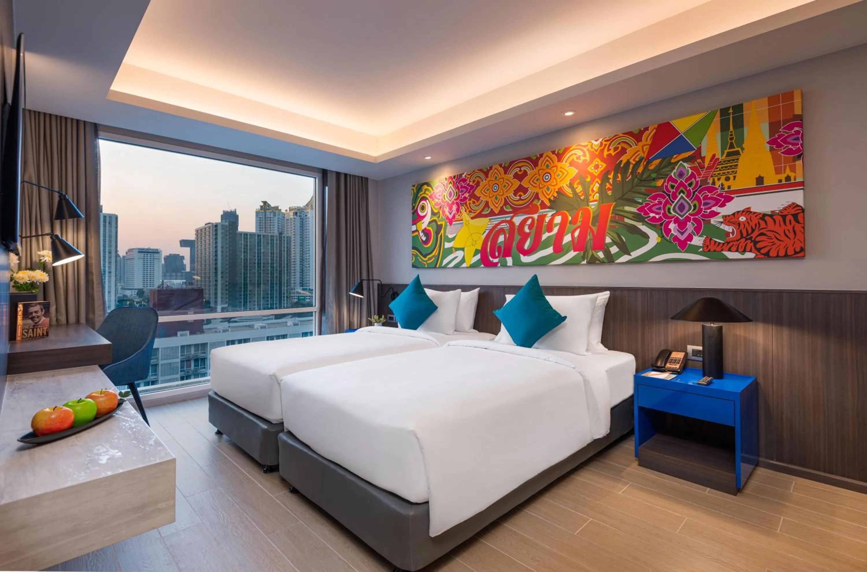 Bed in Maitria Hotel Rama 9 Bangkok - A Chatrium Collection