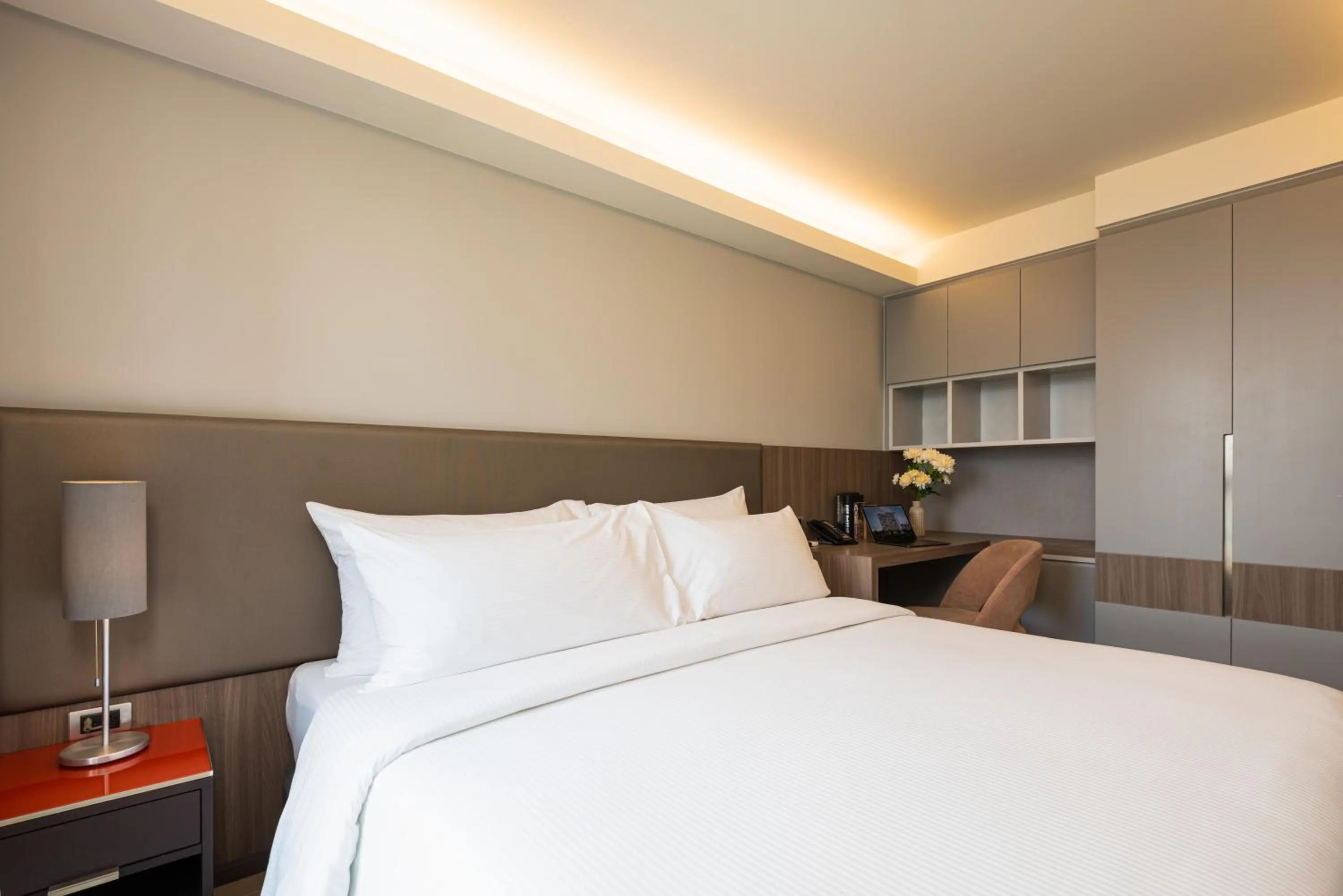 Bed in Maitria Hotel Rama 9 Bangkok - A Chatrium Collection