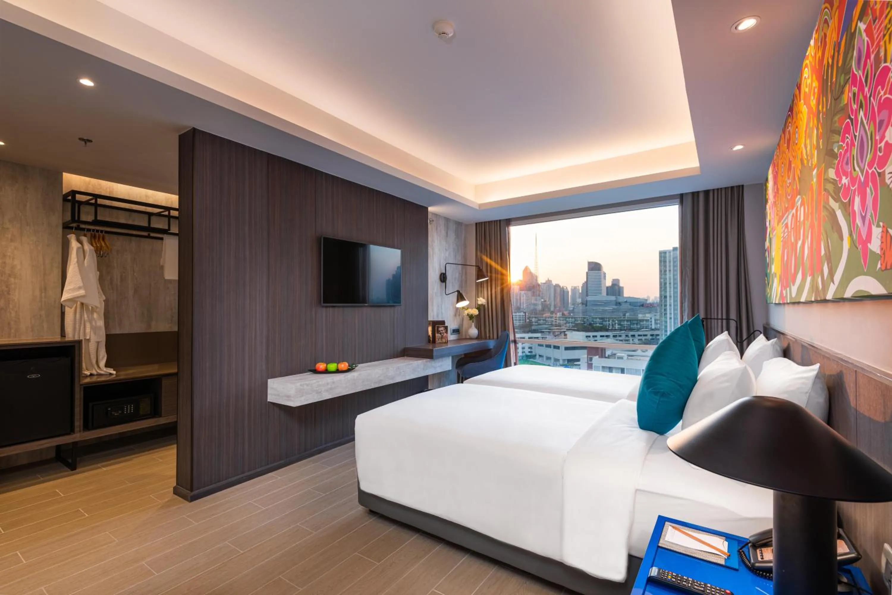 Bed in Maitria Hotel Rama 9 Bangkok - A Chatrium Collection