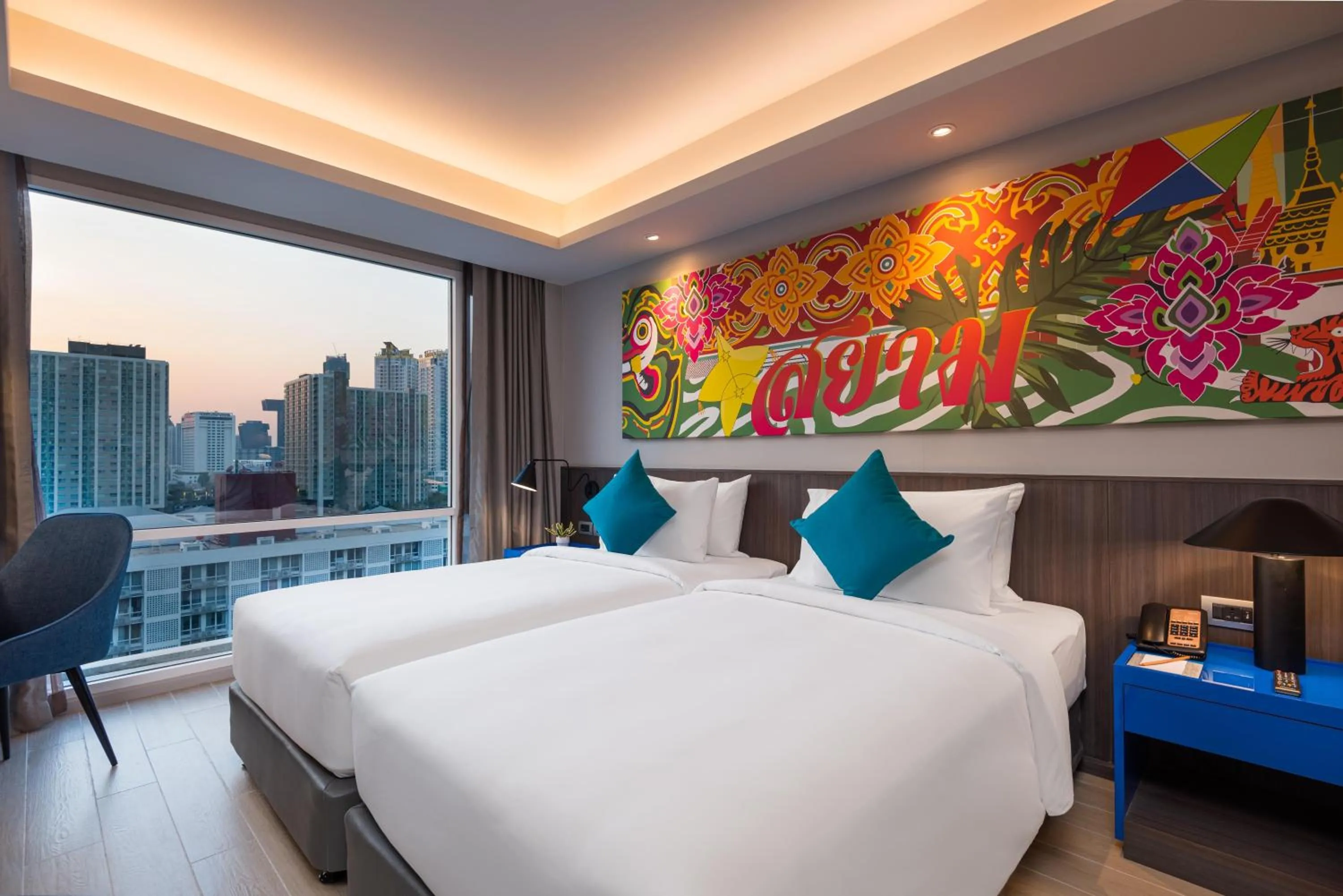 Bed in Maitria Hotel Rama 9 Bangkok - A Chatrium Collection