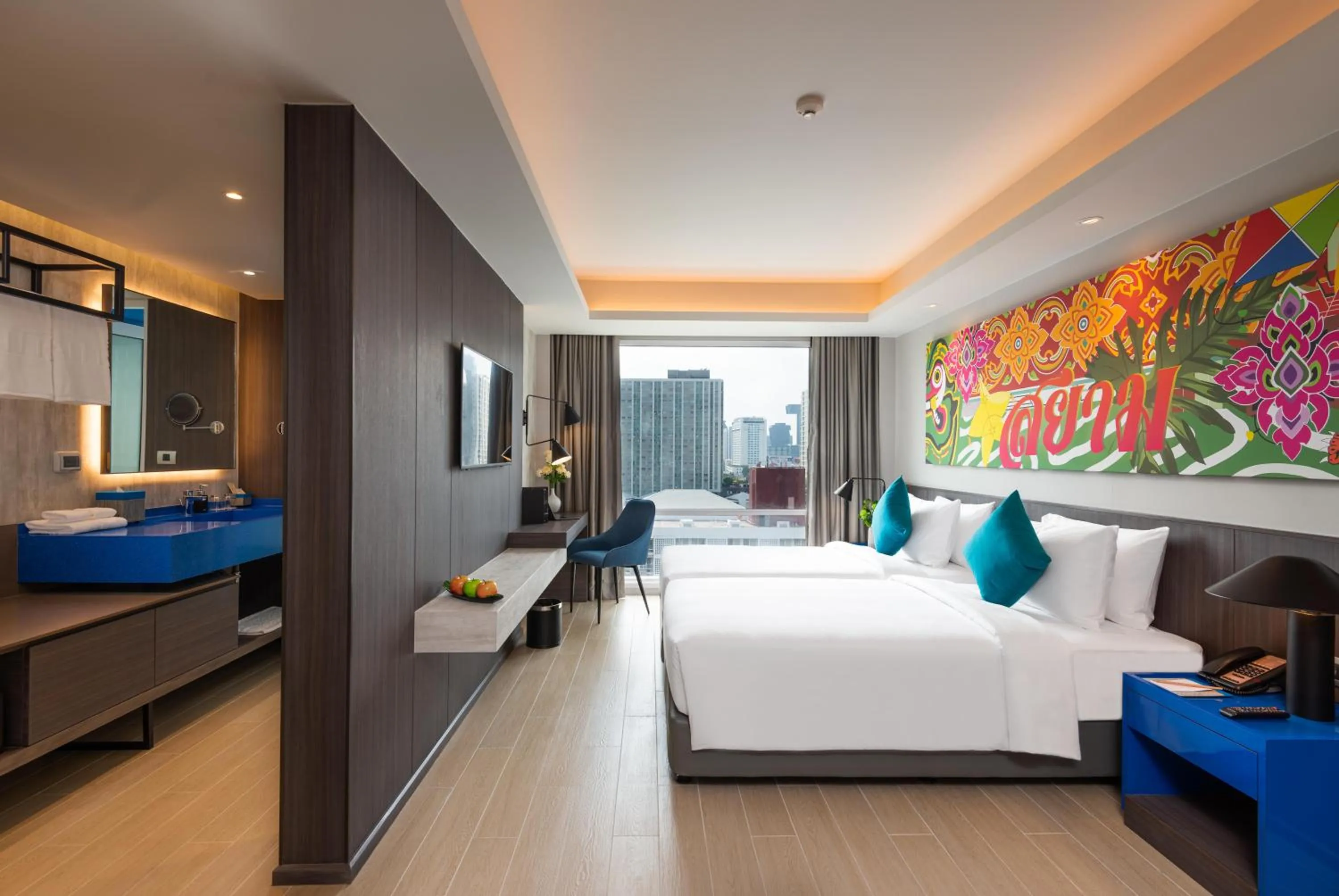 Bed in Maitria Hotel Rama 9 Bangkok - A Chatrium Collection