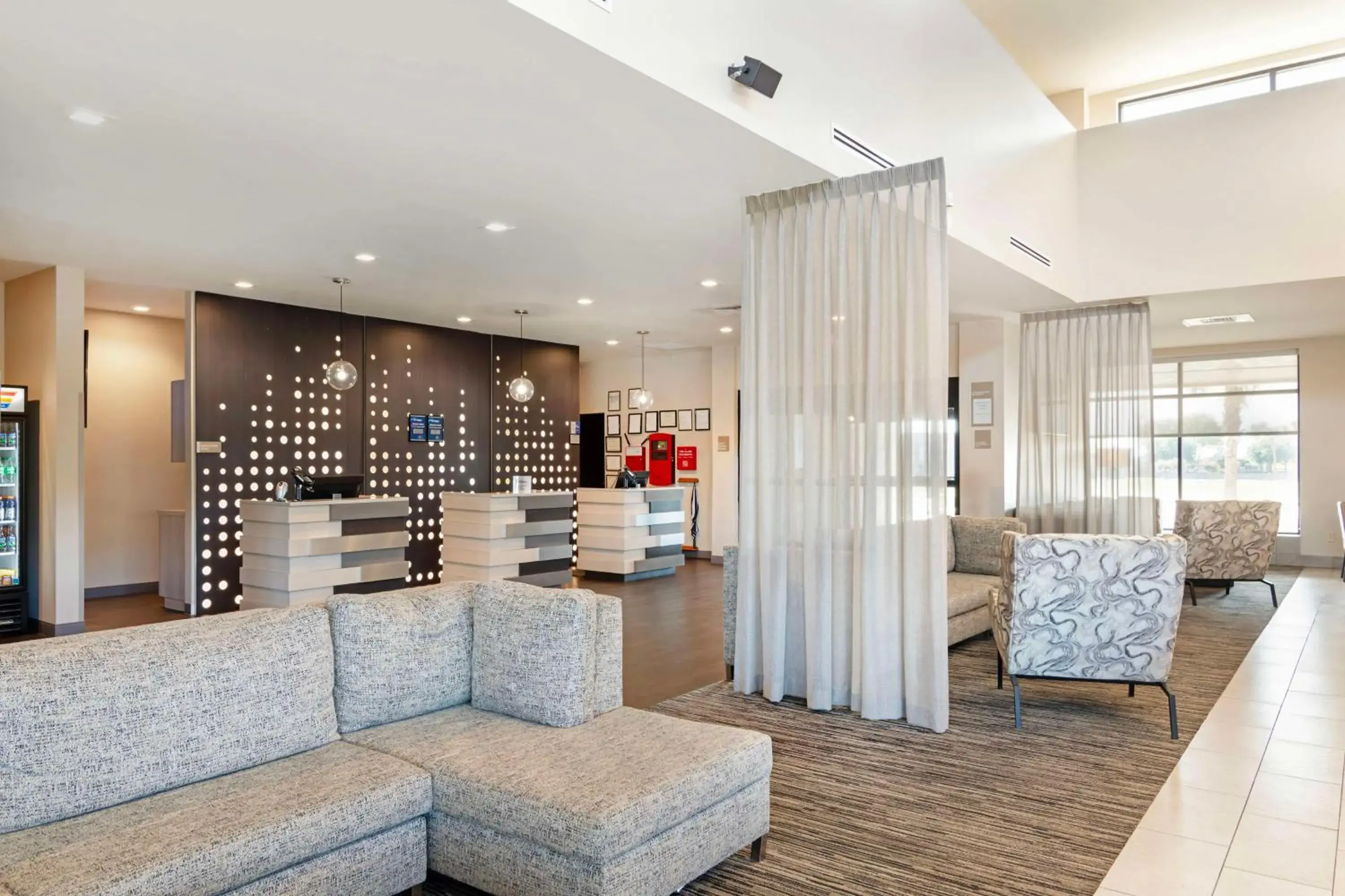 Lobby or reception in Best Western Plus Executive Residency Rigby's Water World Hotel Lobby or reception in Best Western Plus Executive Residency Rigby's Water World Hotel