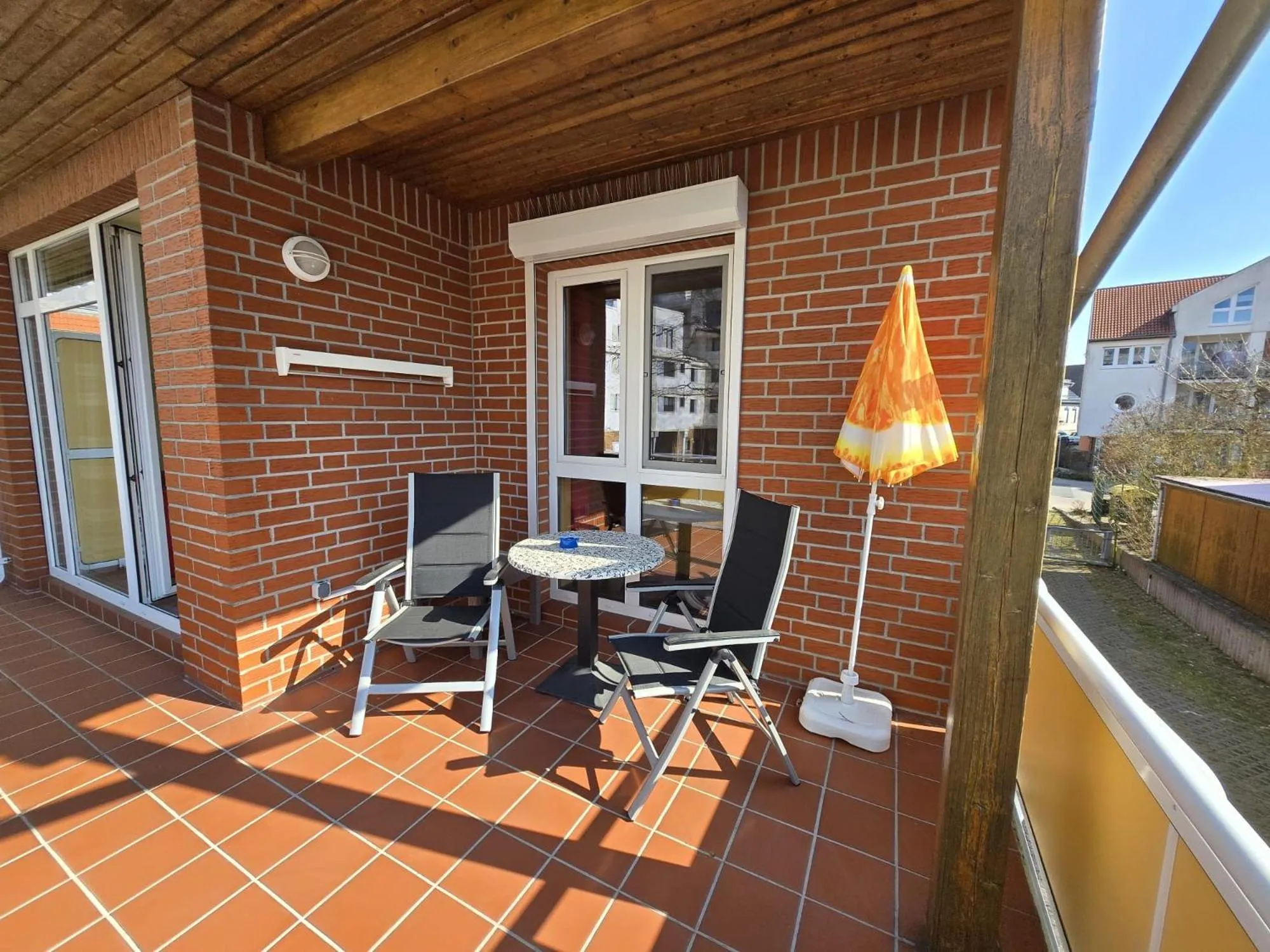 Balcony/Terrace in Haus Kim - Apartments