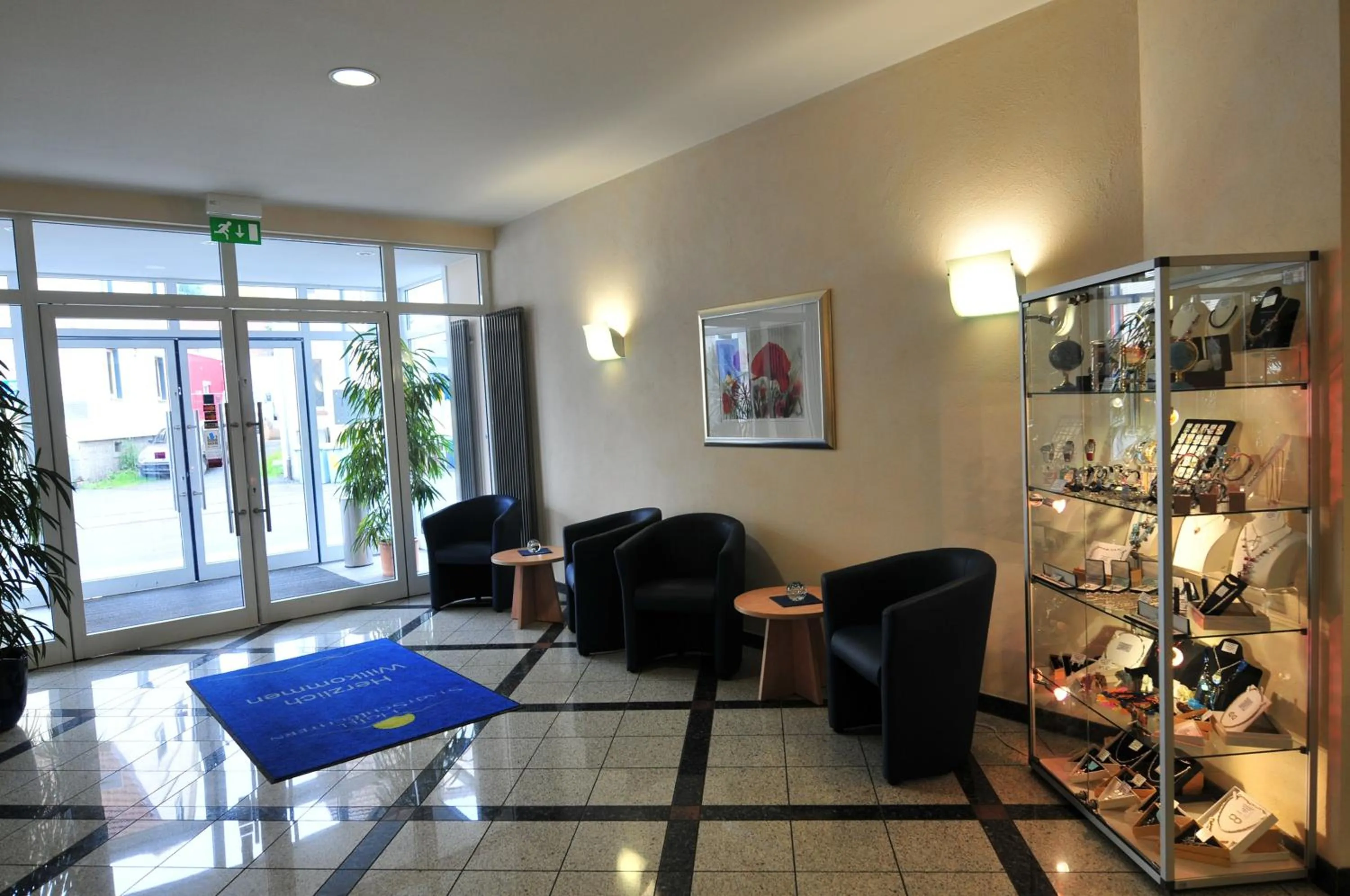 Lobby or reception in AKZENT Hotel Stadt Schlüchtern ***S