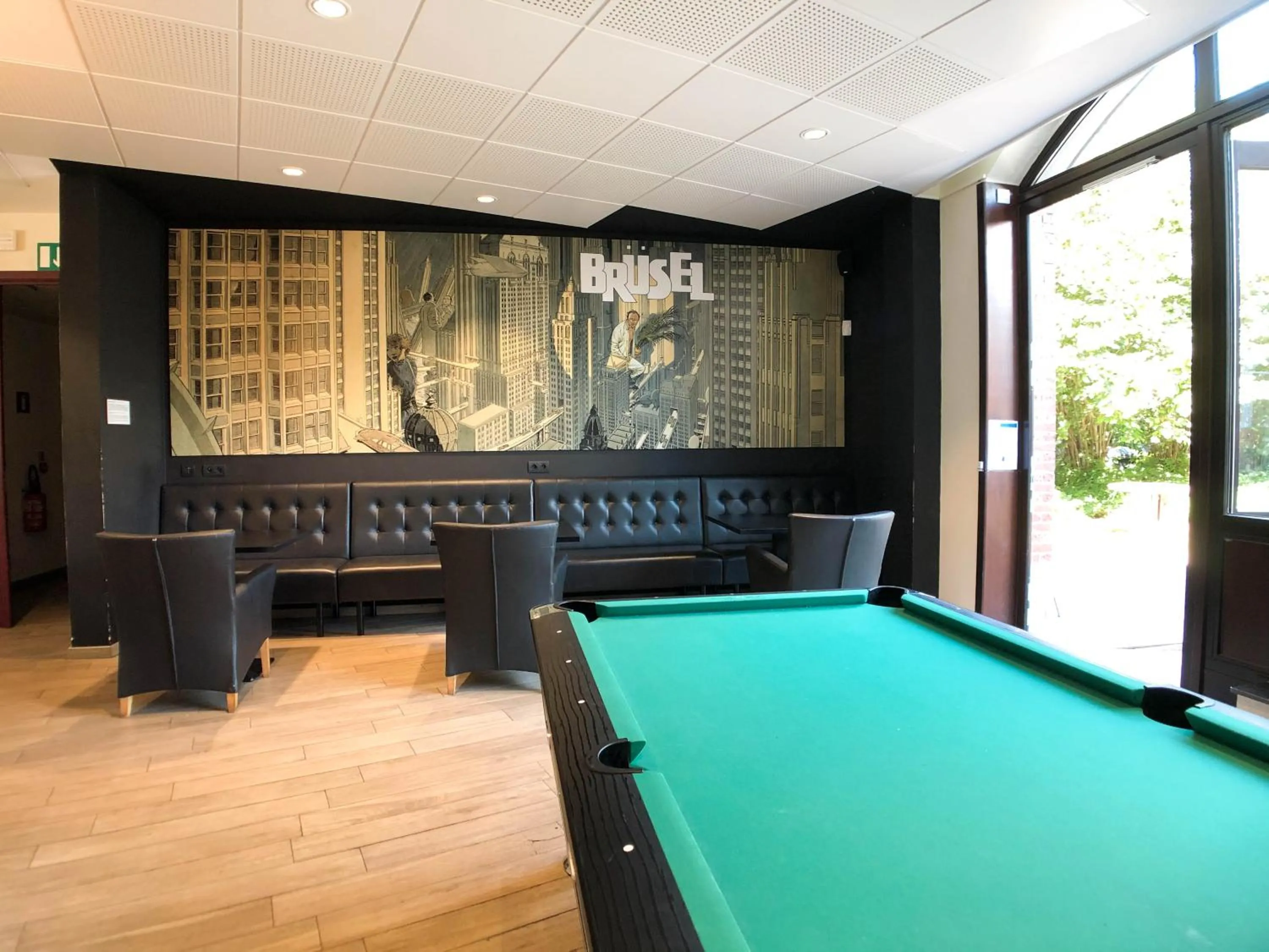 Lobby or reception in HI Brussels Generation Europe Hostel