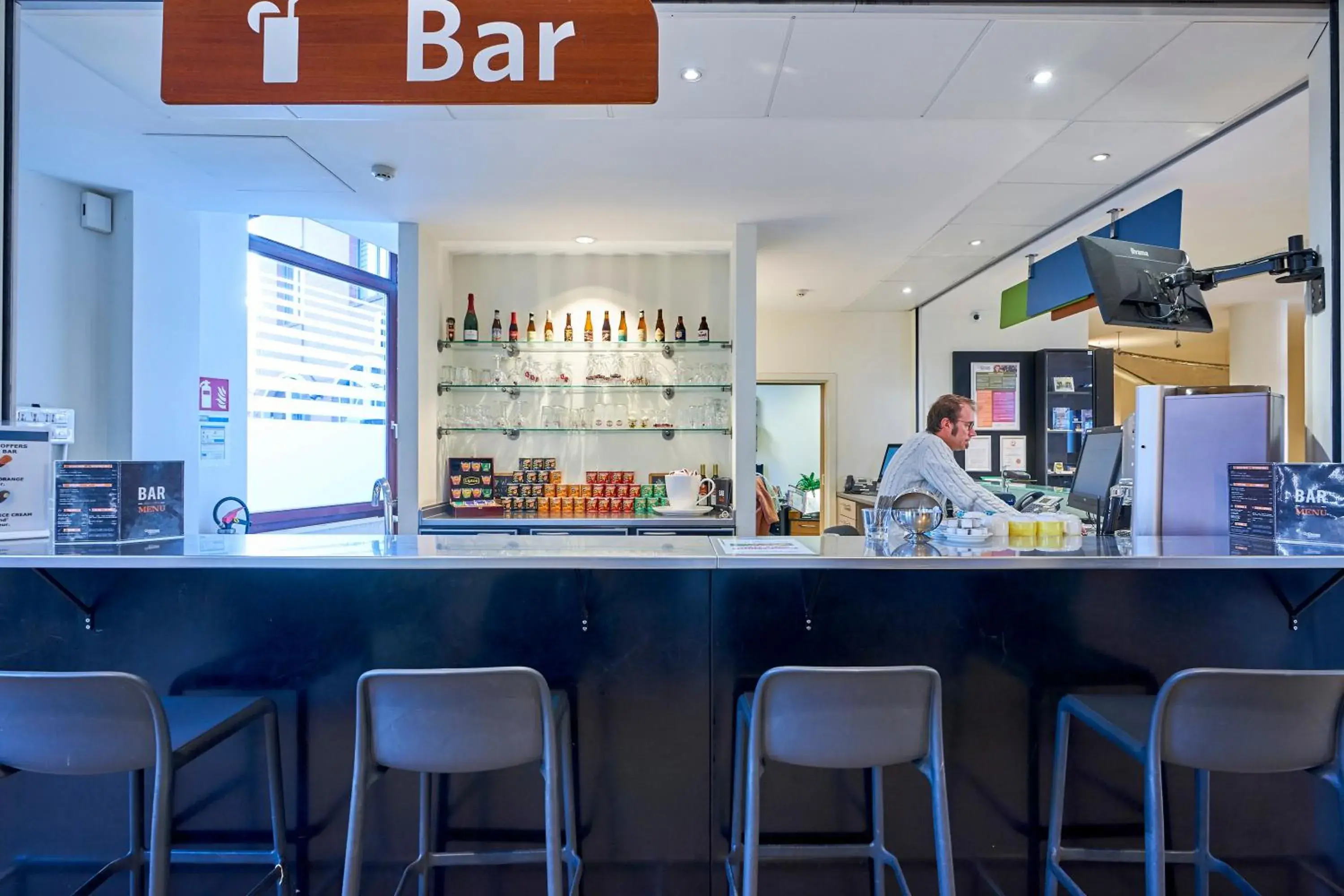 Lounge or bar in HI Brussels Generation Europe Hostel Lounge or bar in HI Brussels Generation Europe Hostel