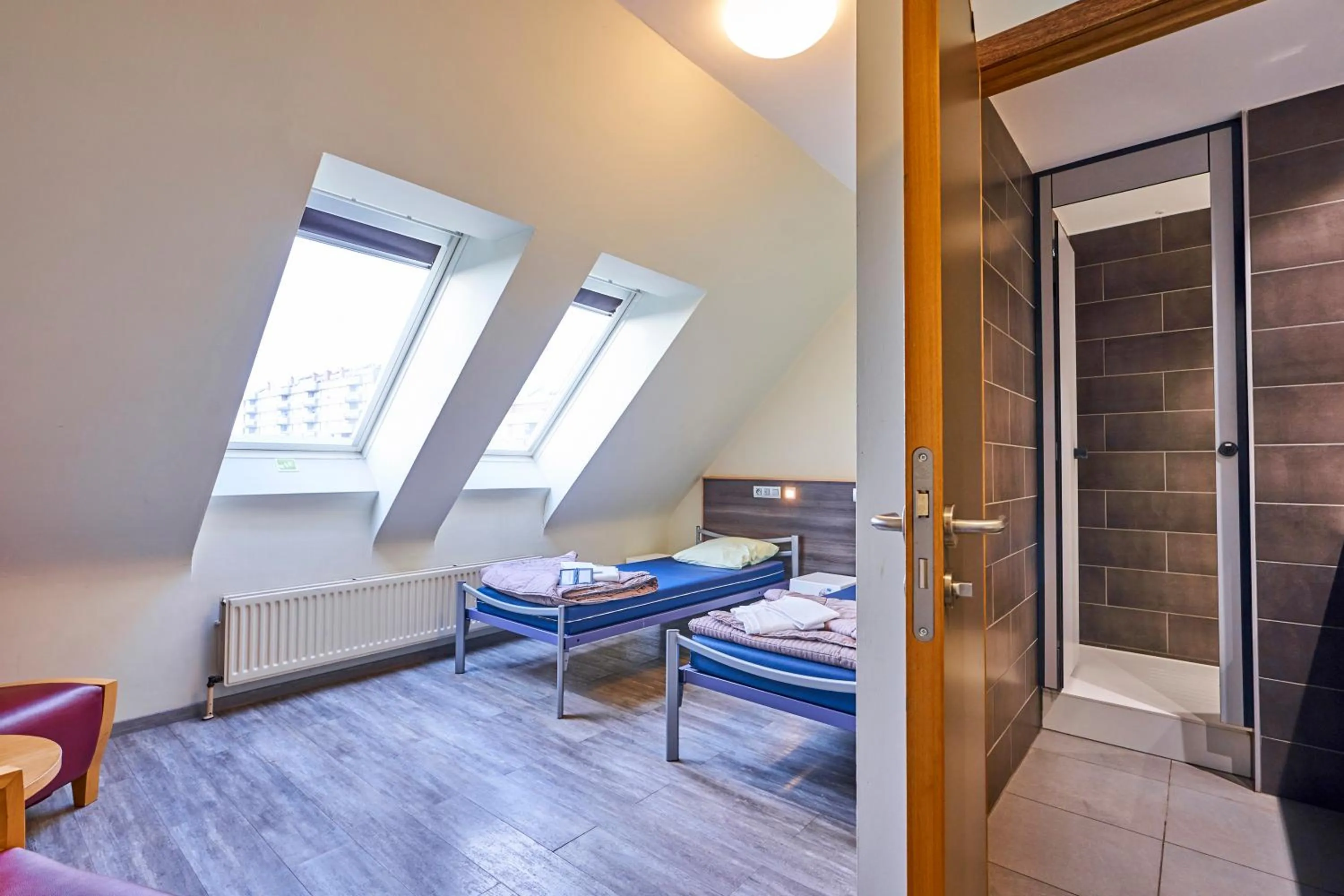 Bed in HI Brussels Generation Europe Hostel