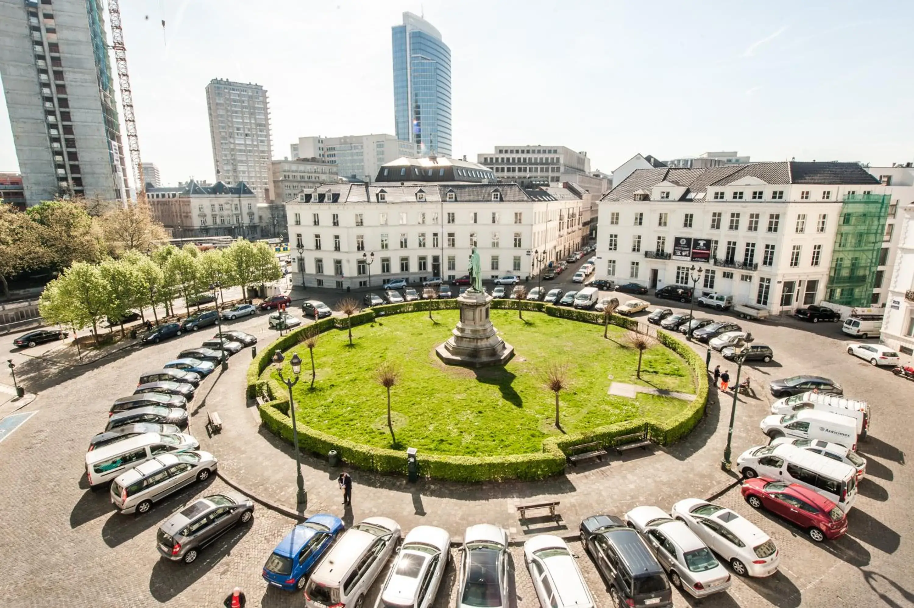 City view in HI Brussels Jacques Brel Hostel City view in HI Brussels Jacques Brel Hostel