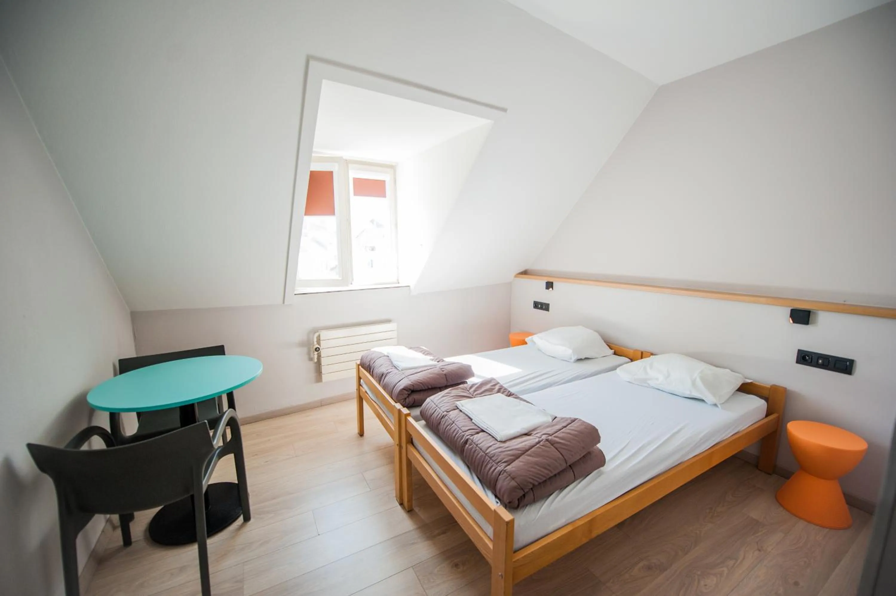 Bed in HI Brussels Jacques Brel Hostel