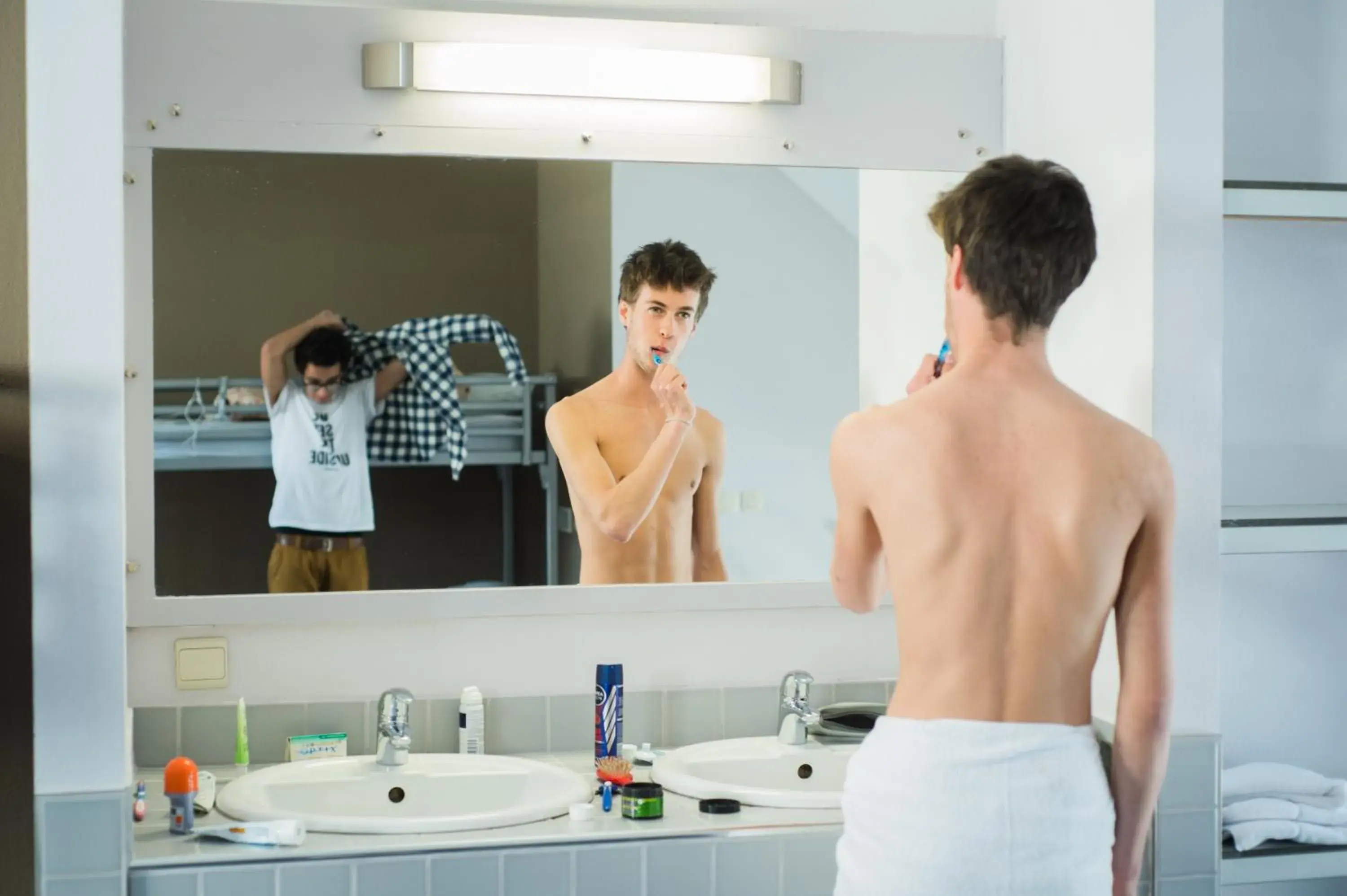 Bathroom in HI Brussels Jacques Brel Hostel Bathroom in HI Brussels Jacques Brel Hostel