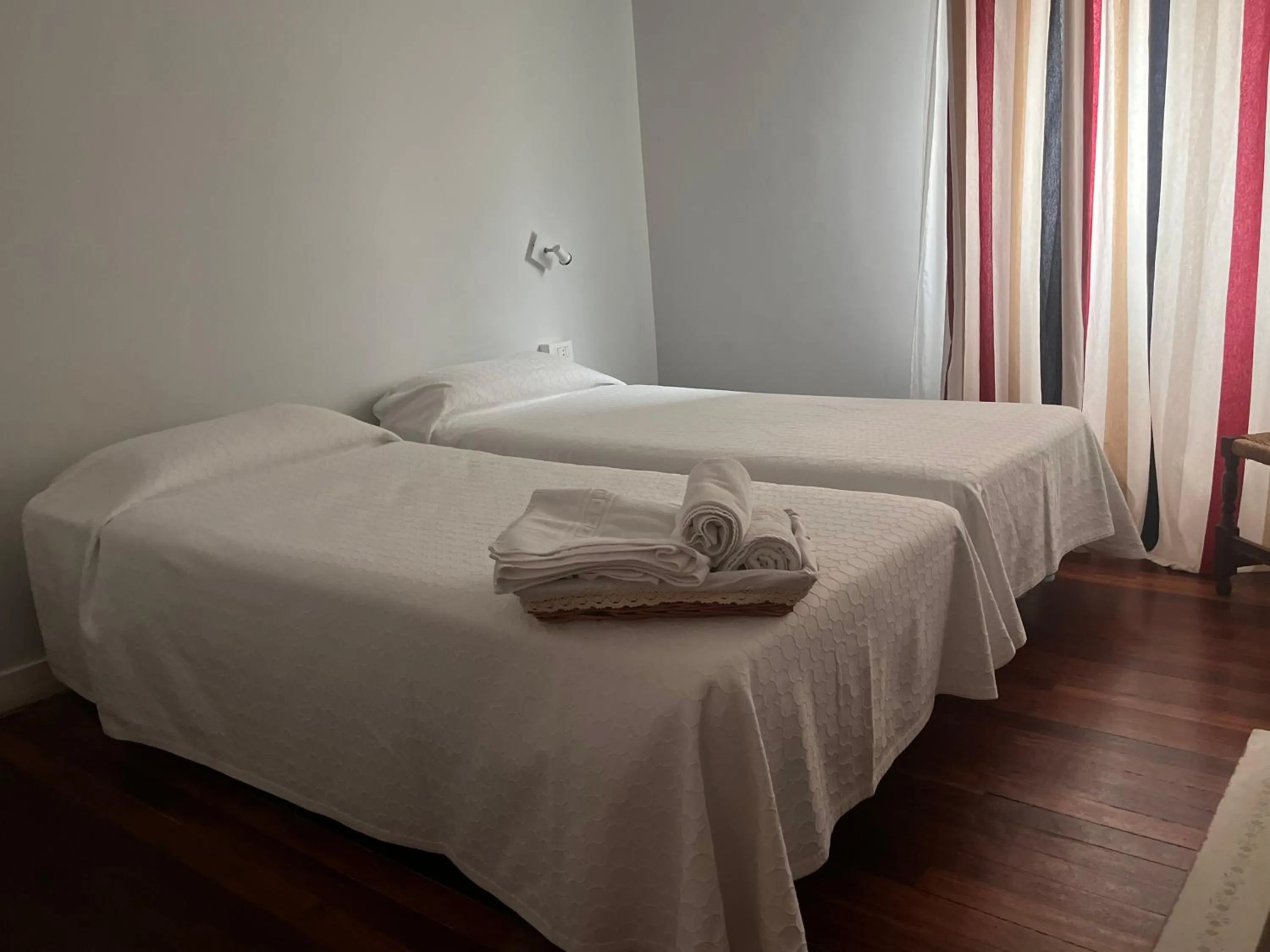 Bed in Hotel Boliña