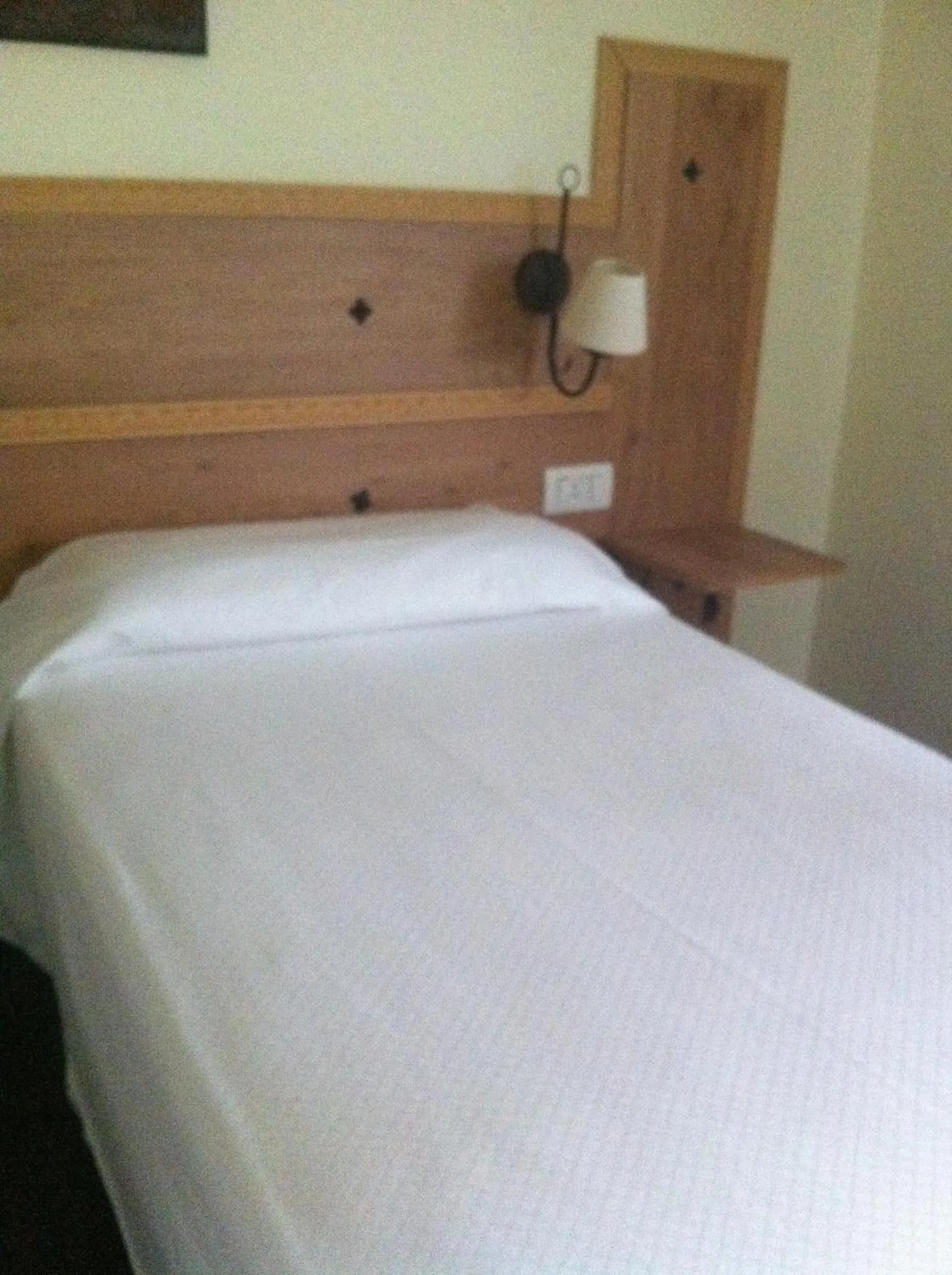 Bed in Hotel Boliña