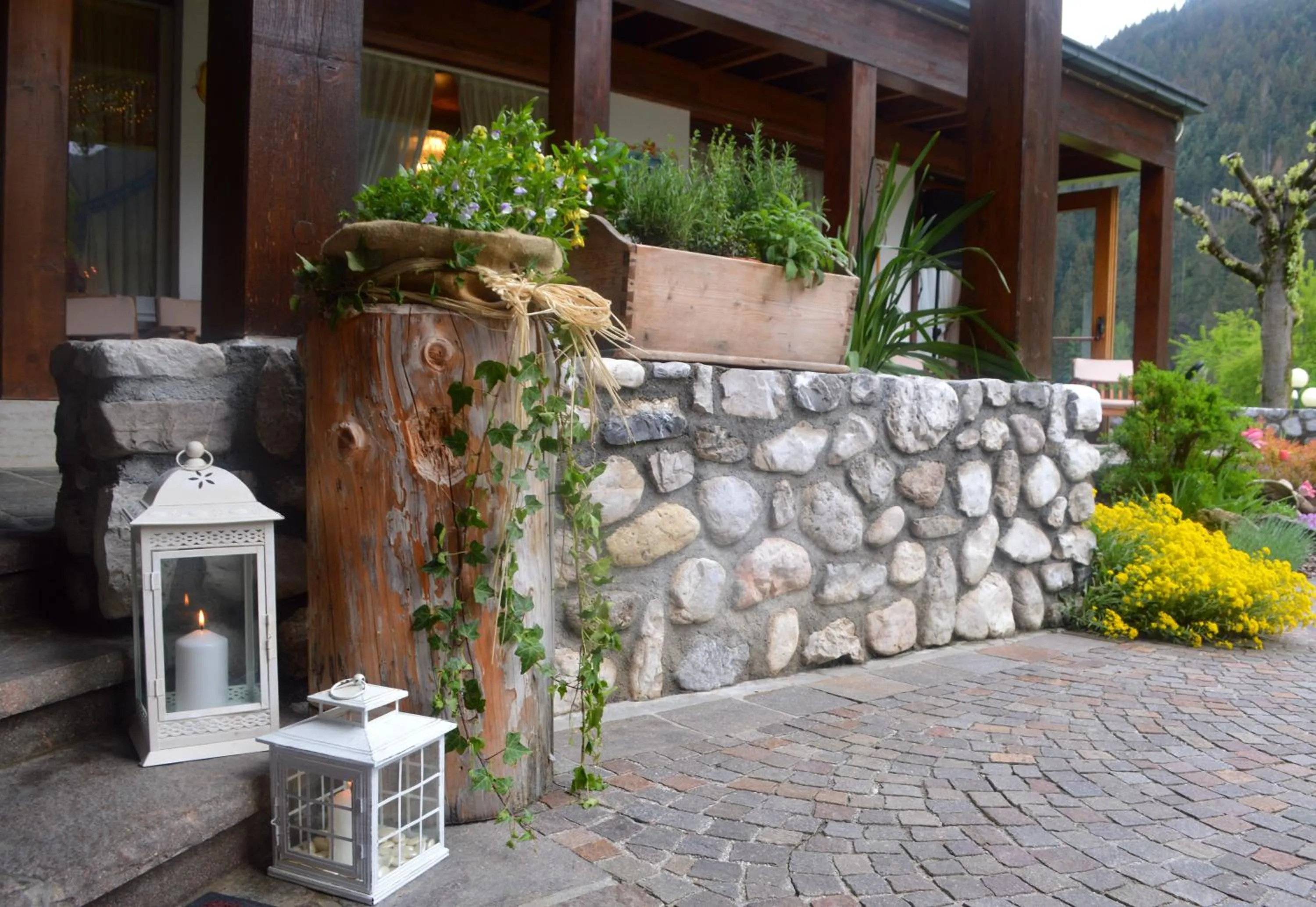Garden in Hotel Panoramic