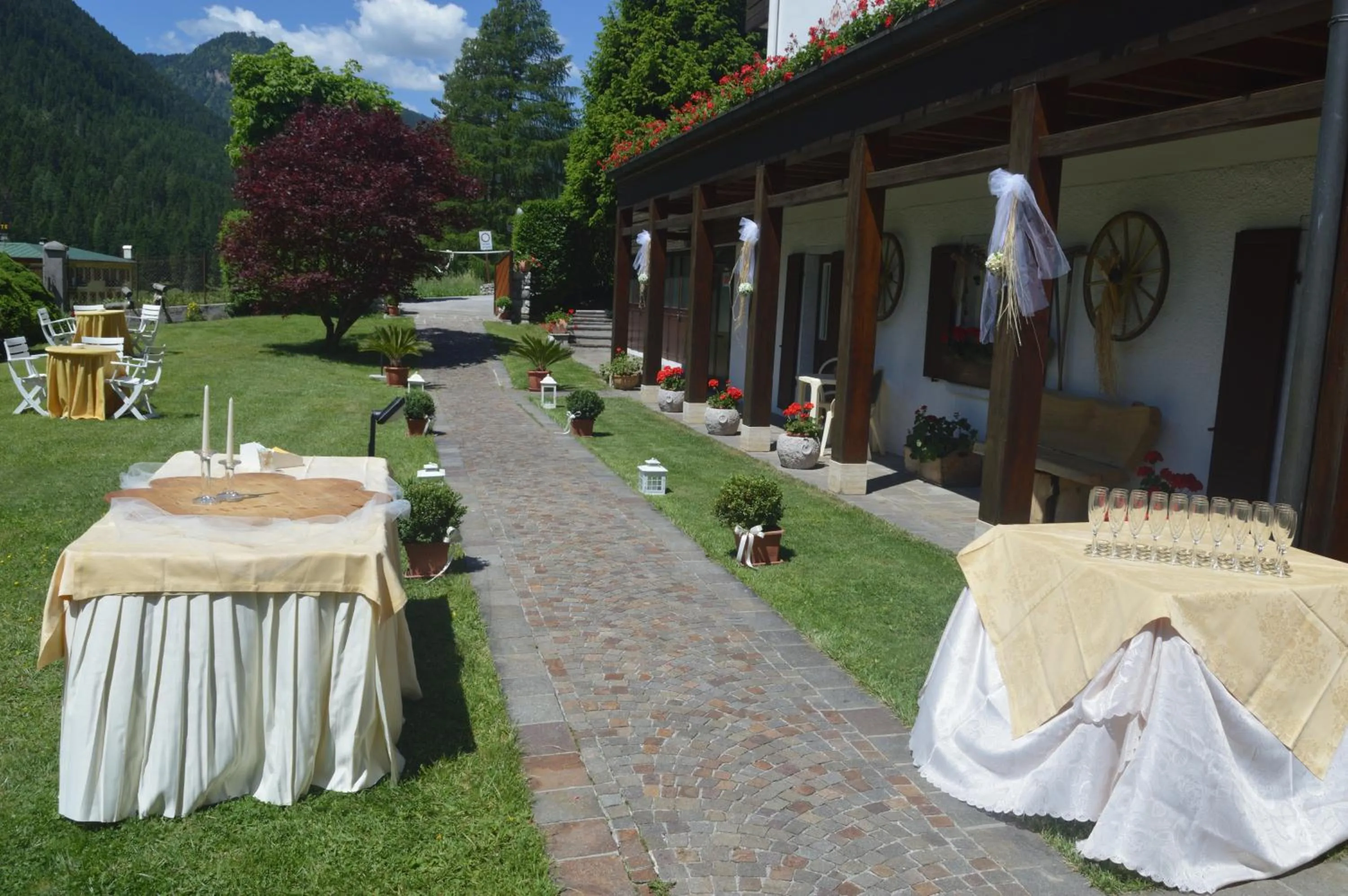 Garden in Hotel Panoramic