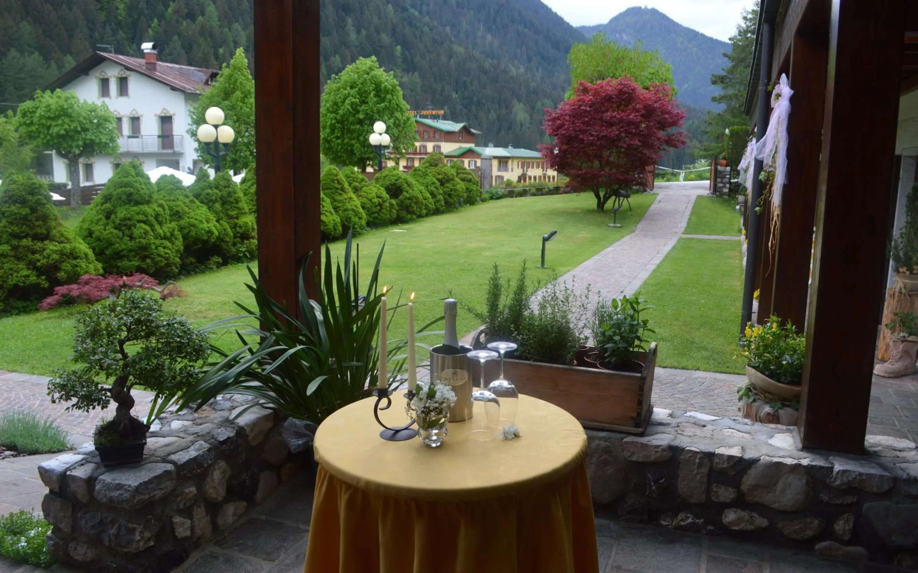 Patio in Hotel Panoramic